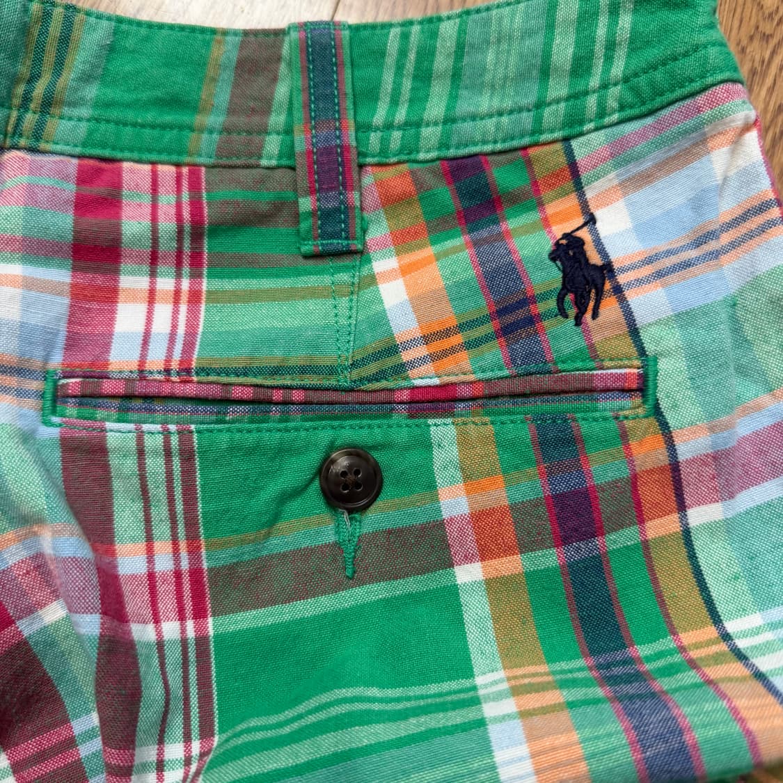 폴로 랄프로렌 마드라스 체크 패턴 하프팬츠 상품이미지5