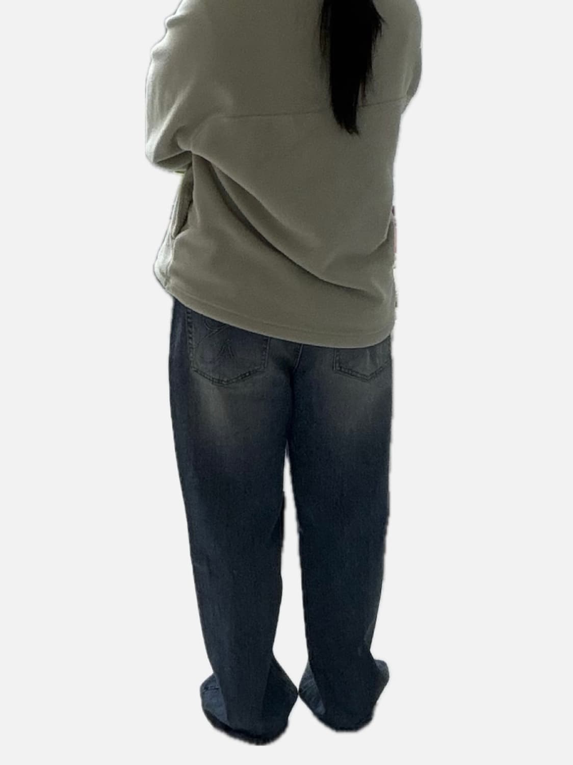 93 MID-RISE LOOSE FIT JEANS (BLUE) 상품이미지5