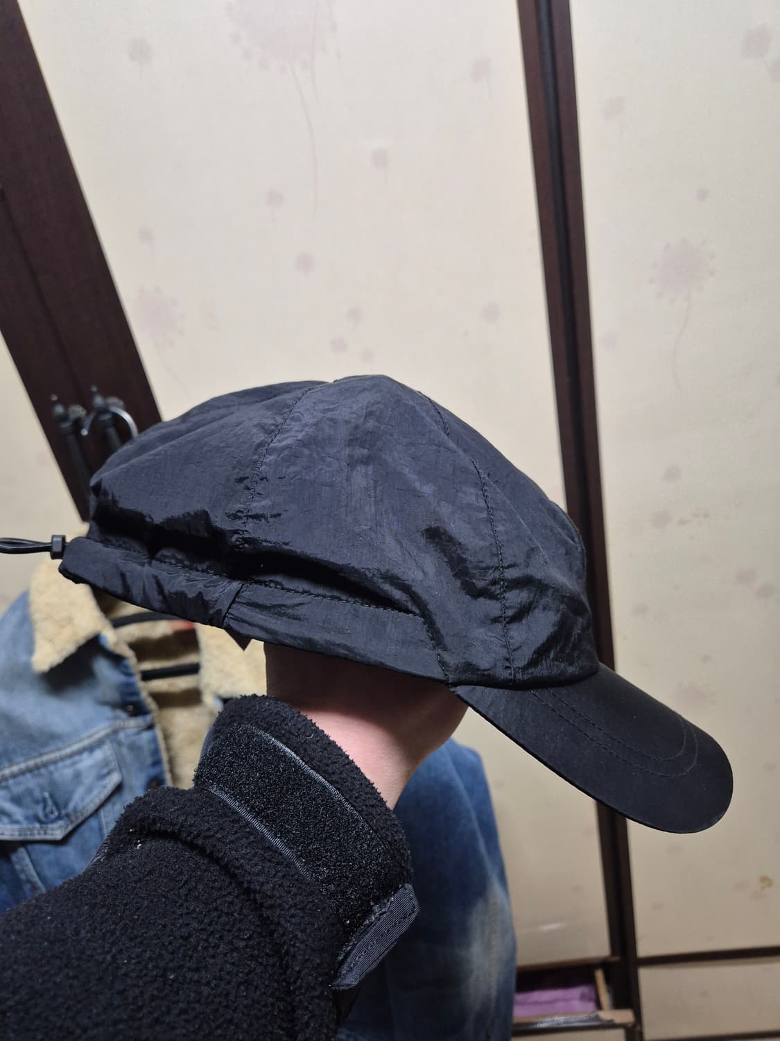 [XL] 23SS 스톤아일랜드 나일론 볼캡 블랙 엑라 상품이미지3