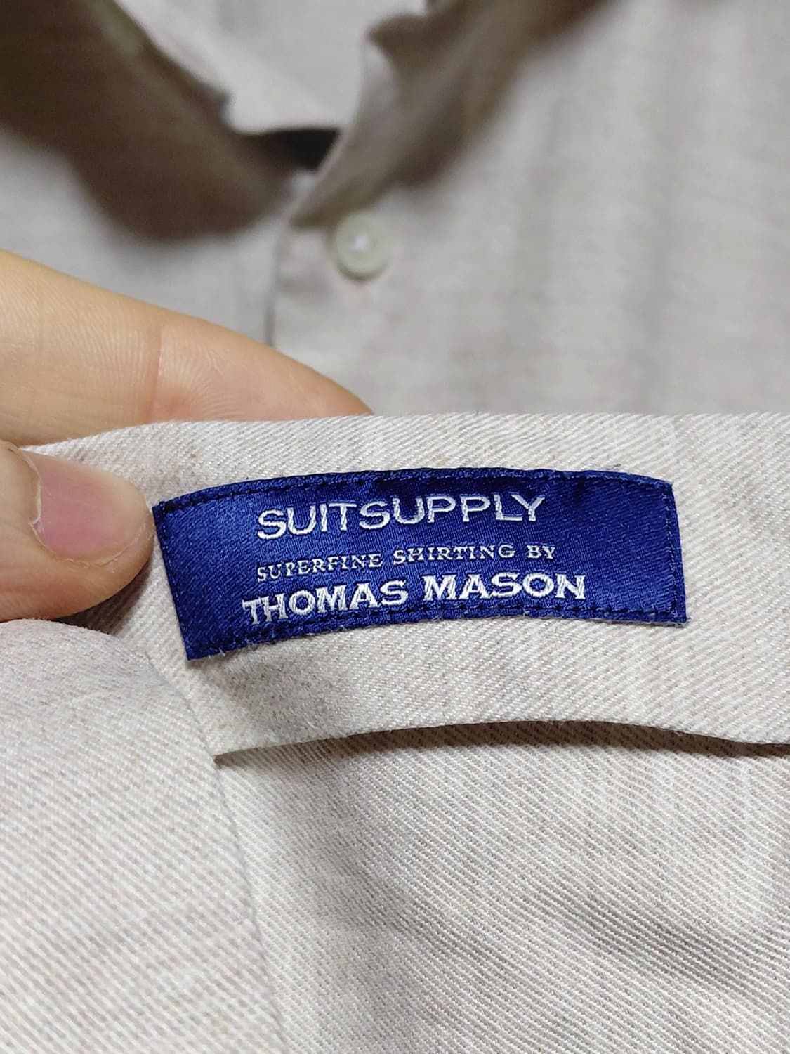 [수트서플라이]토마스메이슨 이집션 코튼셔츠39(95)사이즈 상품이미지5