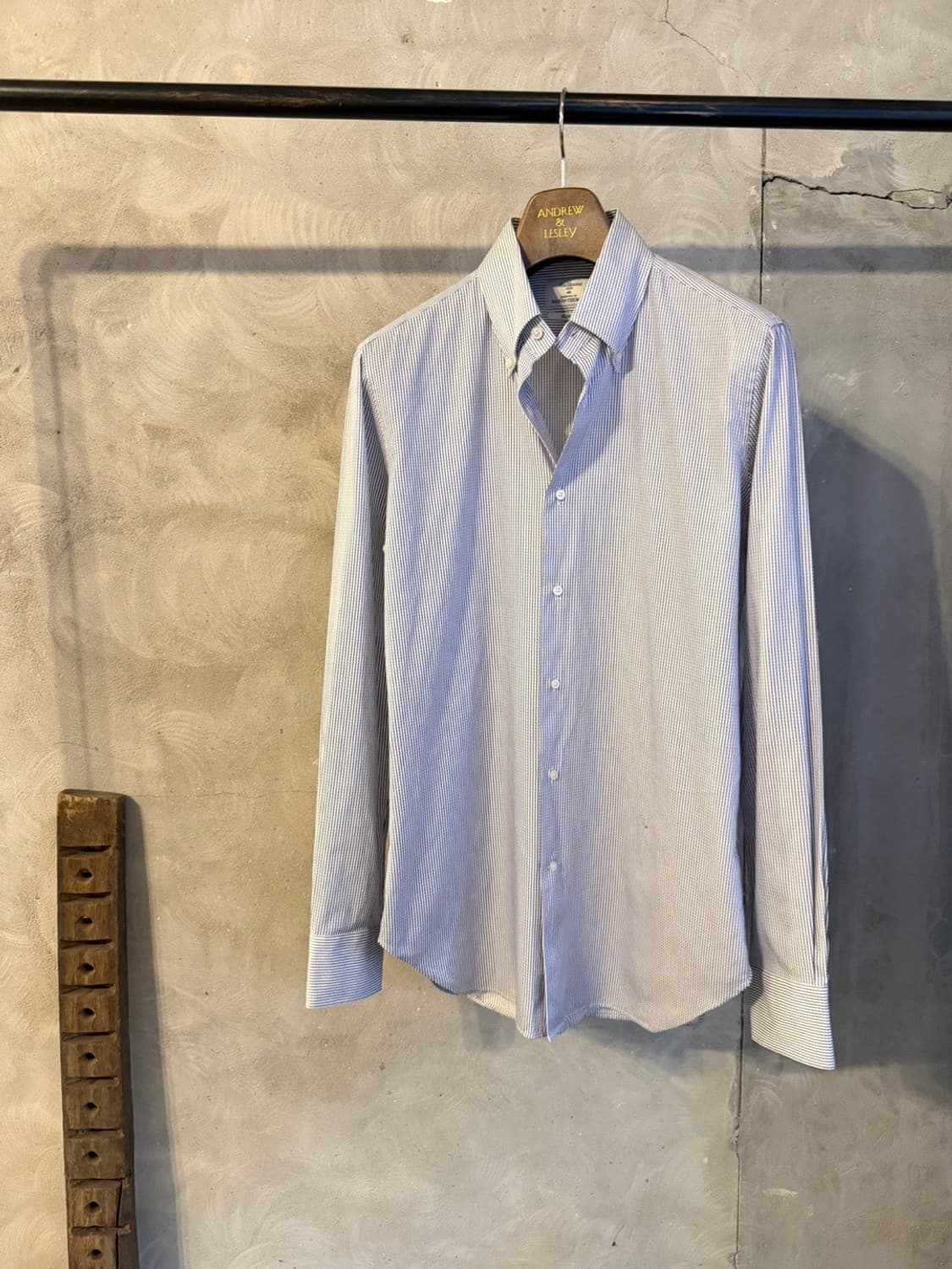 마테우치 X 맨온더분 버튼다운 셔츠 100 상품이미지3