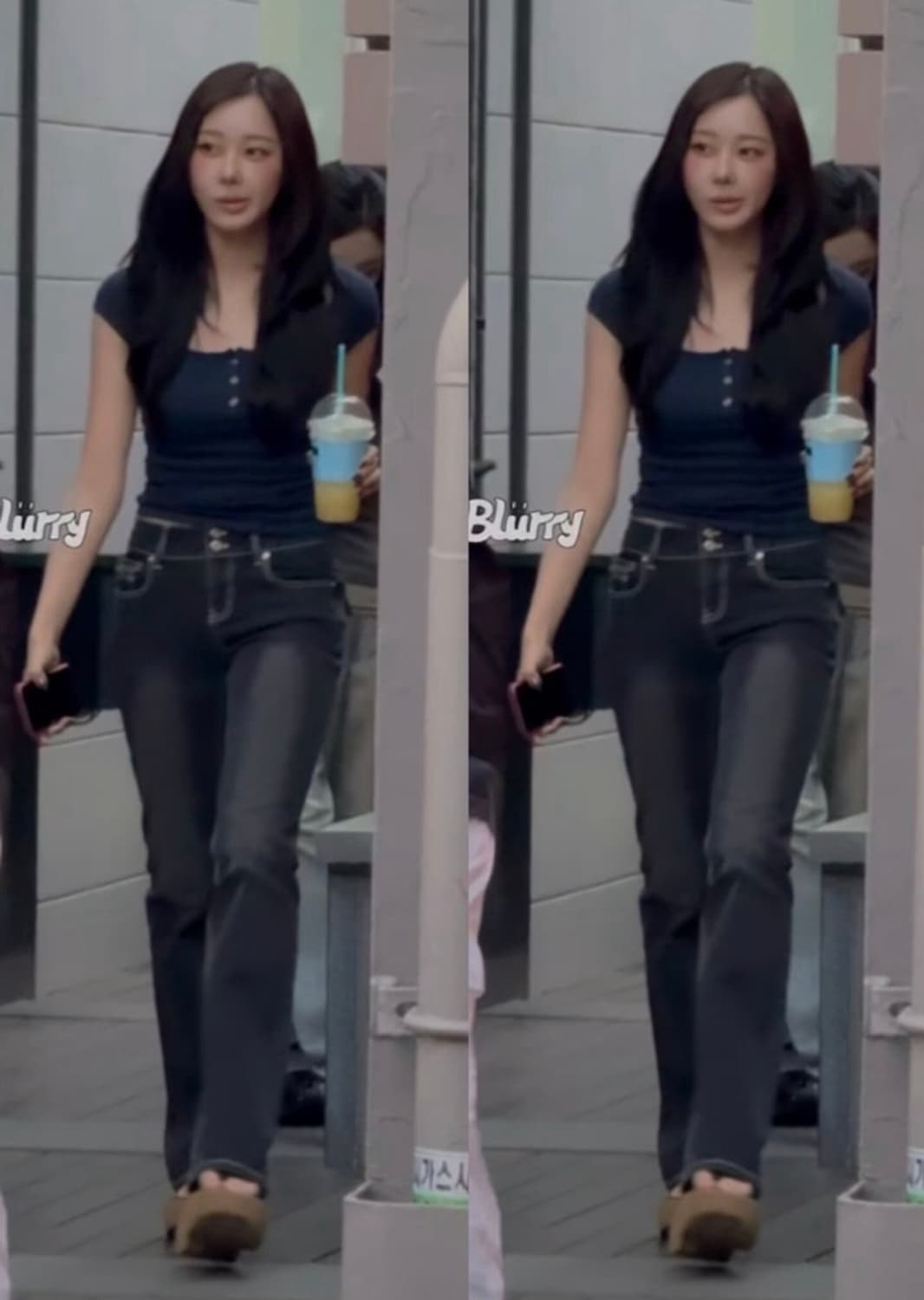 포어링 Ribbon stitch bootcut jeans 상품이미지2