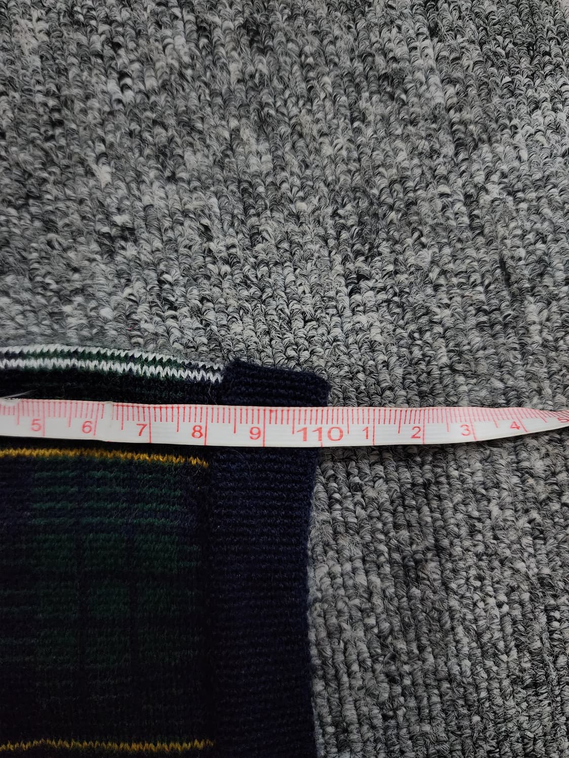 폴로 랄프로렌 플래드 울 블렌드 타탄체크 후드 판초 걸스 S 상품이미지6