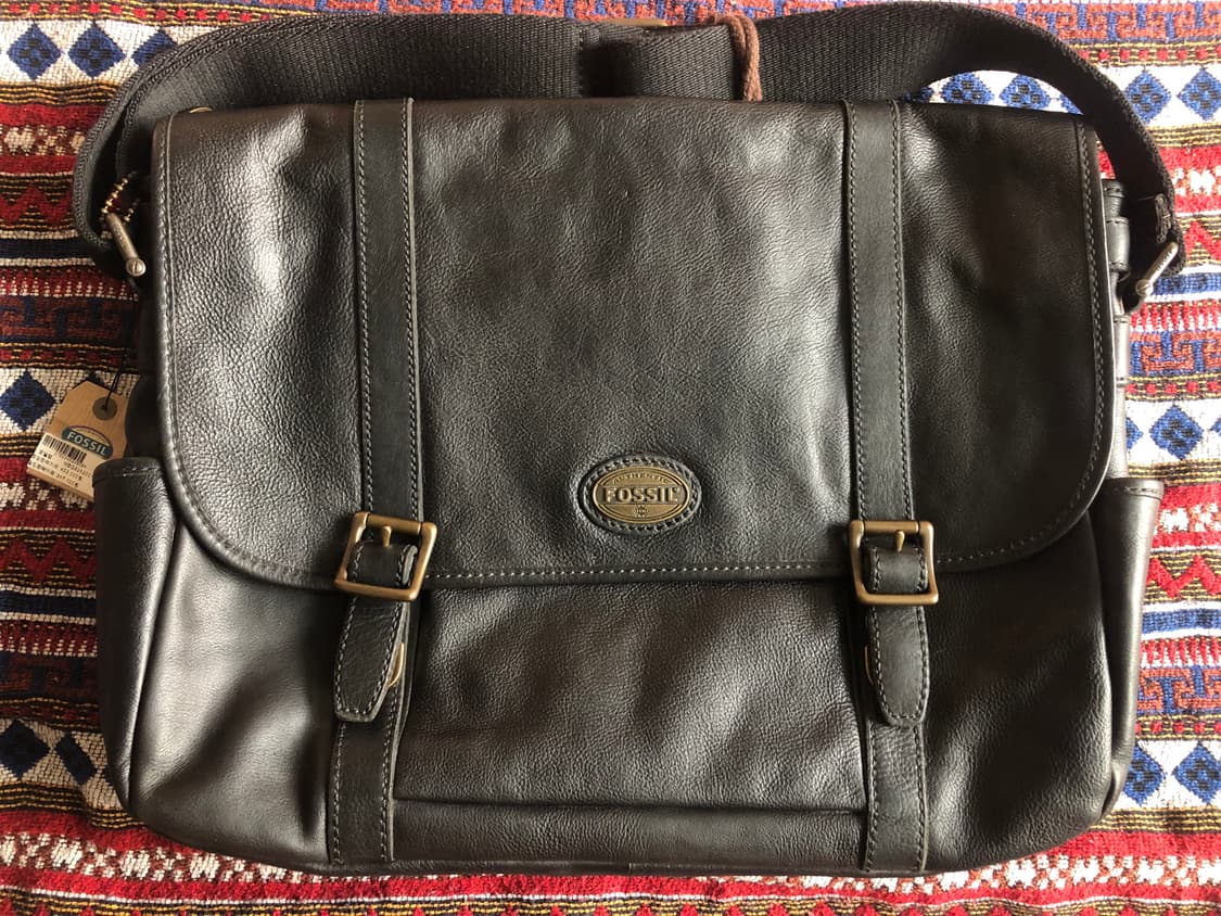 파슬 레더 브리프케이스 블랙  미사용 상품이미지3