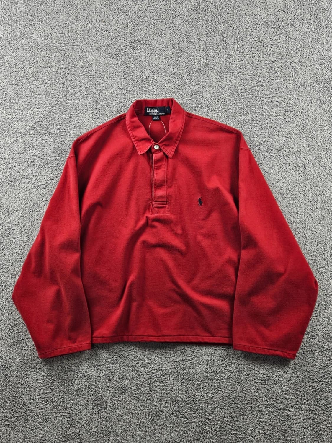 폴로랄프로렌 크롭 커스텀 럭비 티셔츠 ( XL ) / 11418 상품이미지2