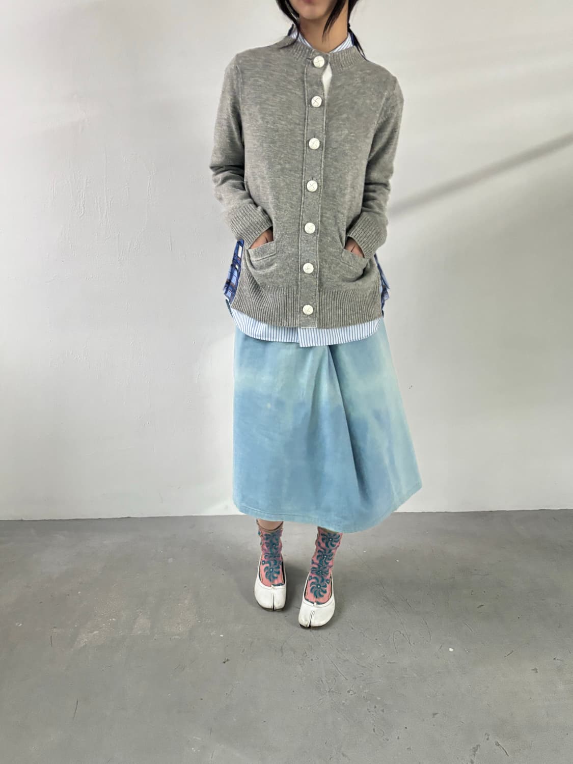 사카이 믹스 가디건 상품이미지3