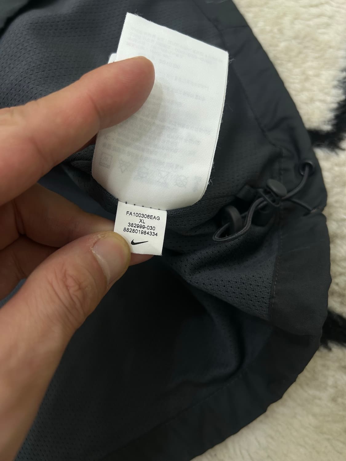 [실측2XL]나이키 10-11 맨유 바람막이/짙은그레이 레드 상품이미지6