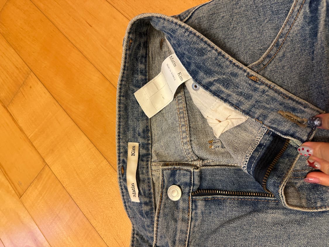 [마뗑킴 초창기제품] 데님팬츠 S 상품이미지2