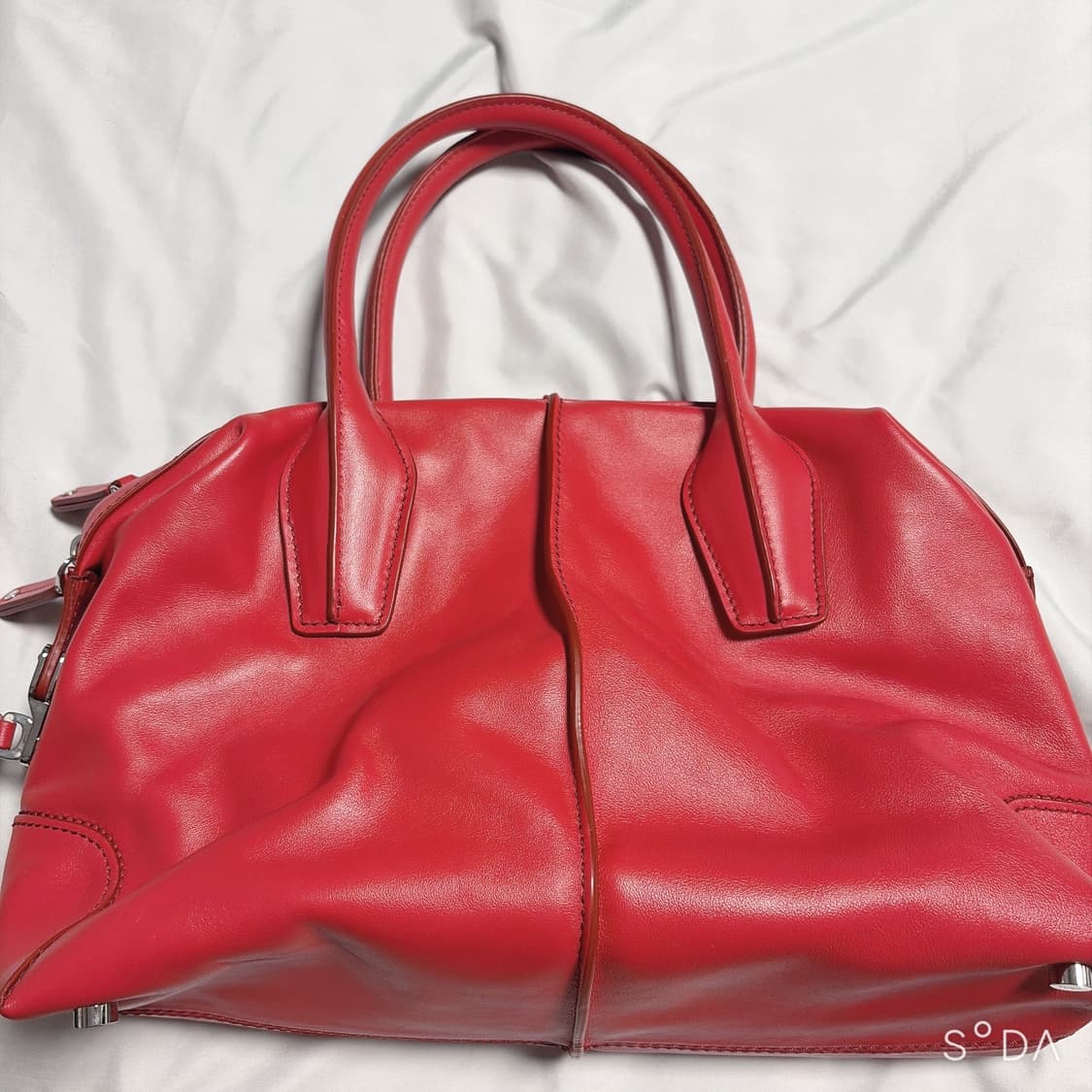 토즈 레드 가죽 토트겸 크로스백 상품이미지5