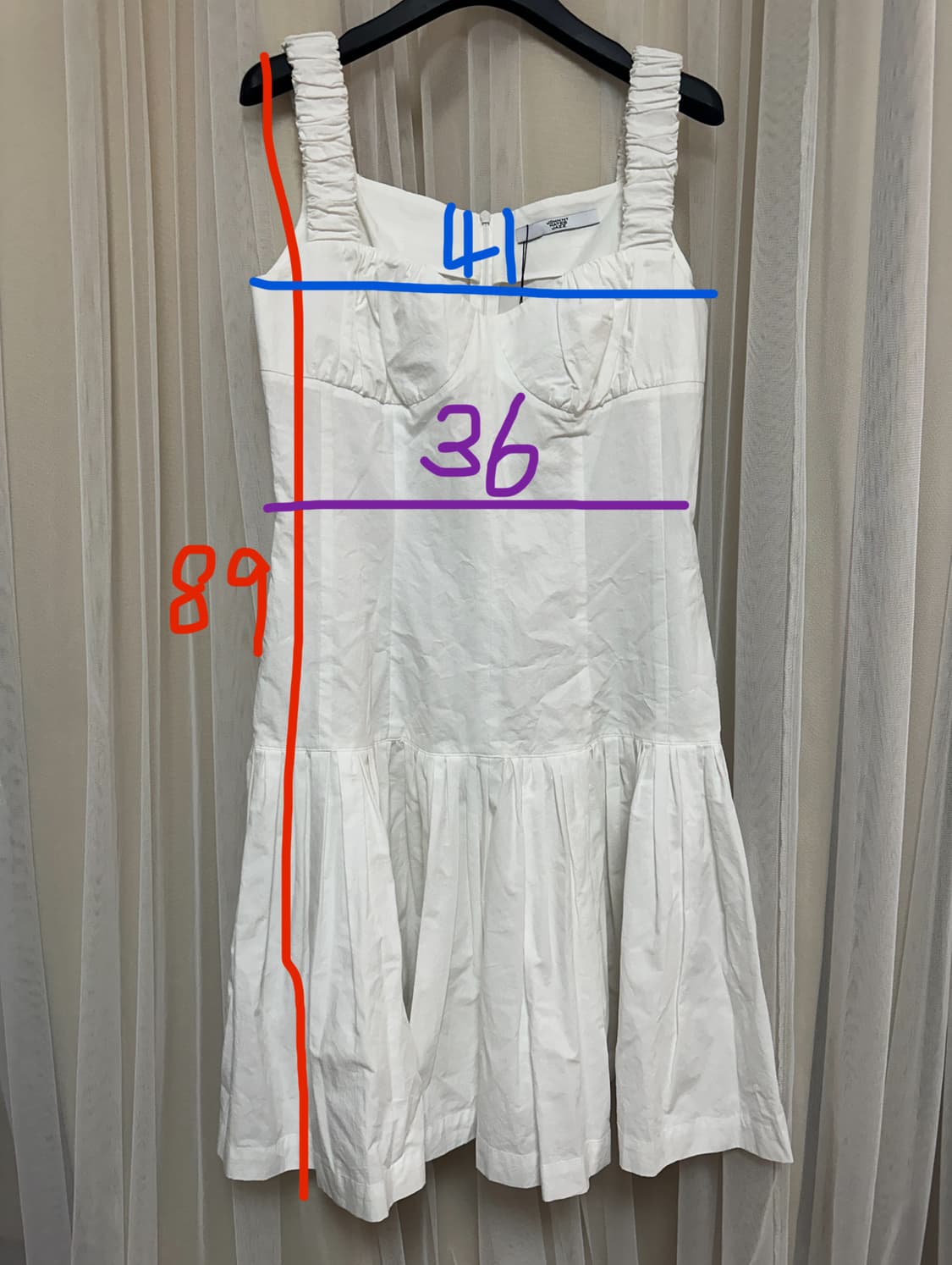 쟈니헤잇재즈 샘플세일 원피스 36사이즈 택o 상품이미지4