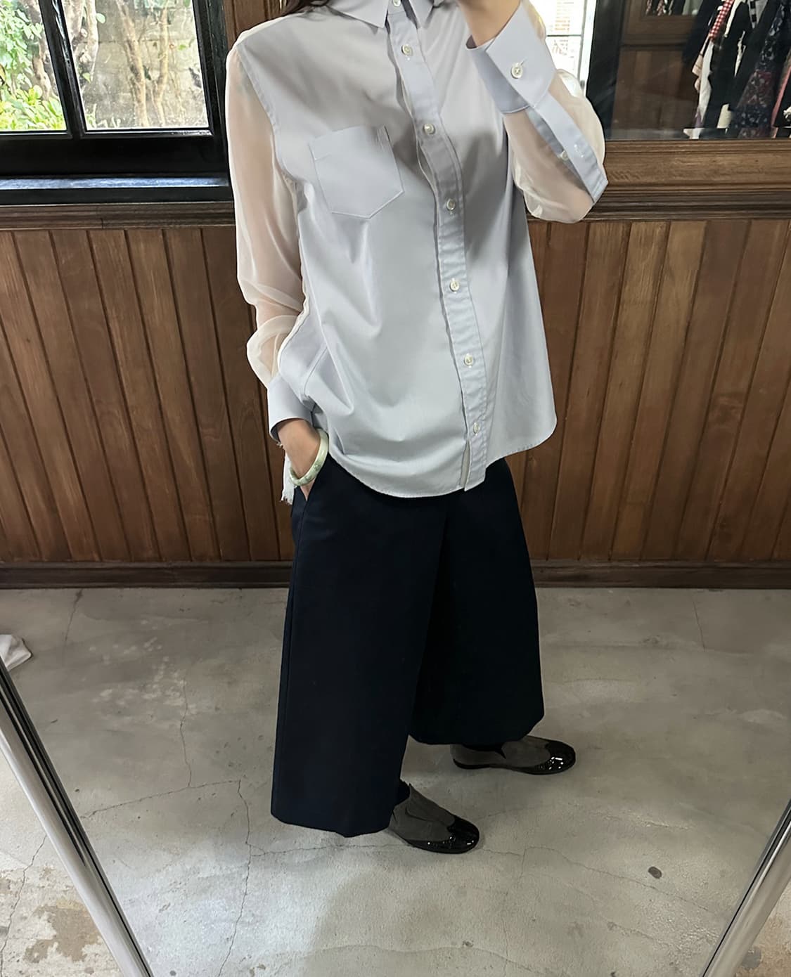 JIL SANDER minimal wide crop pants 상품이미지2