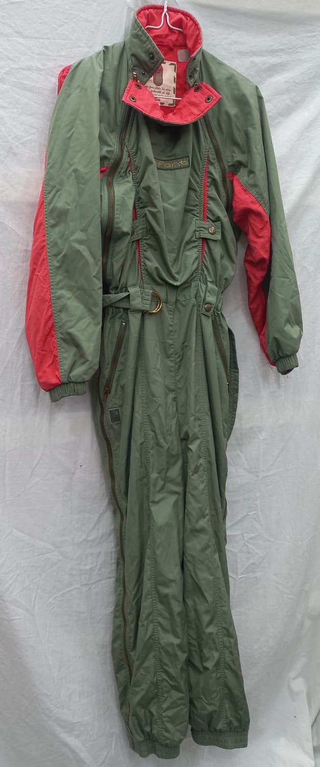 라포네 스키 점프수트 L (100) 올리브/레드 상품이미지1