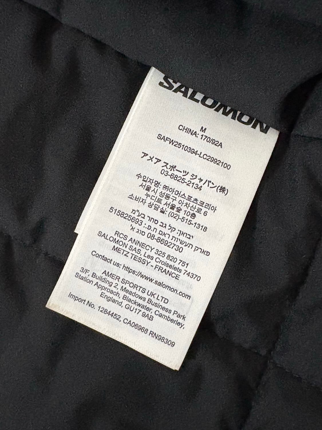 살로몬 모디세이 패딩자켓 M 상품이미지4