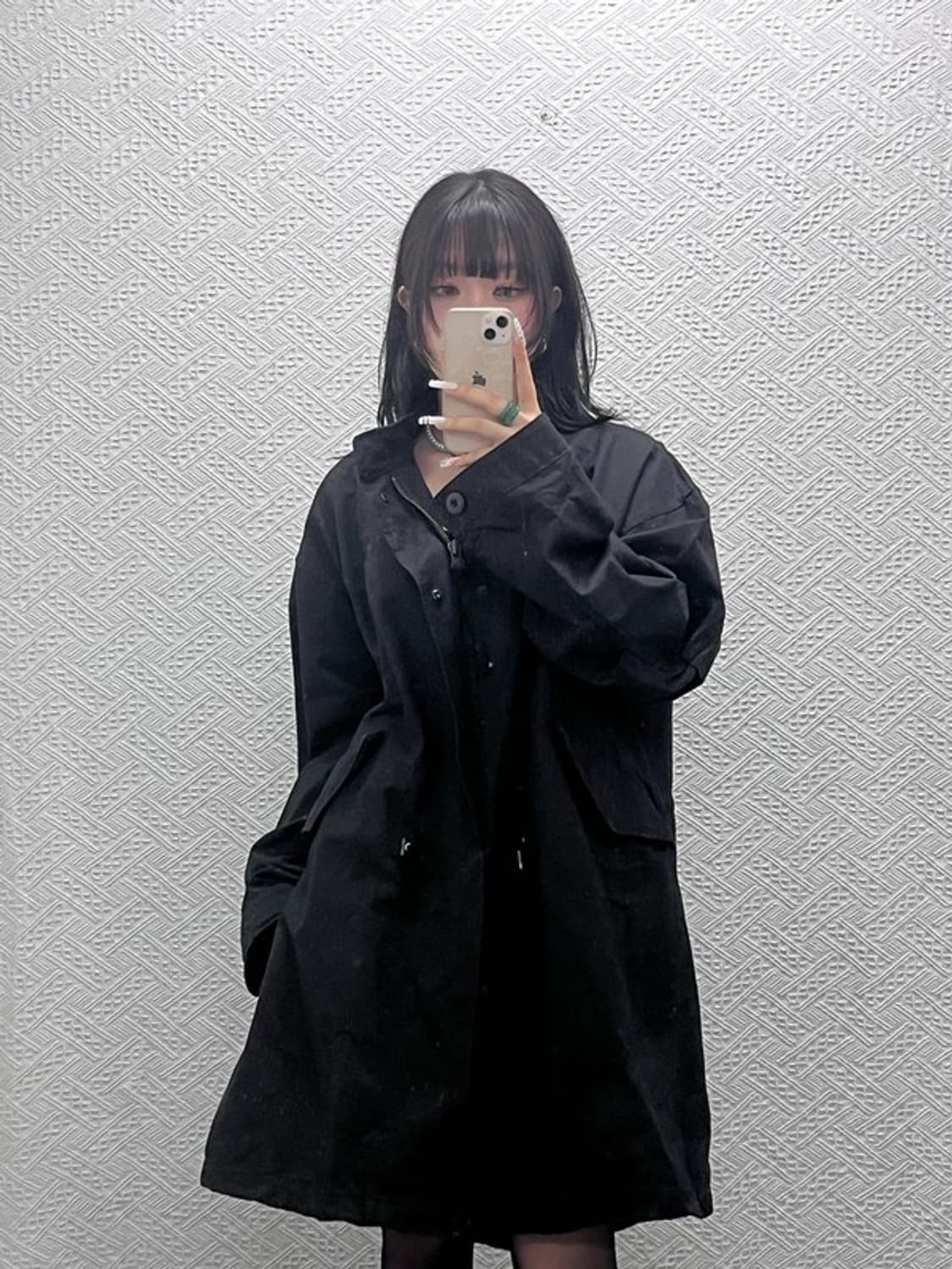 라퍼지스토어 캐주얼 피쉬테일 오버핏 롱 야상 자켓 M C10833 상품이미지2