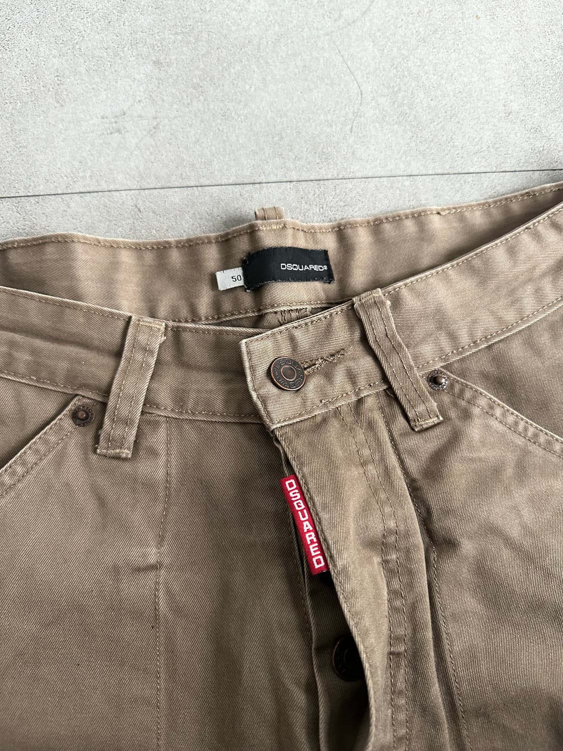 디스퀘어드 브라운 레이어드 포켓 워크팬츠 상품이미지6