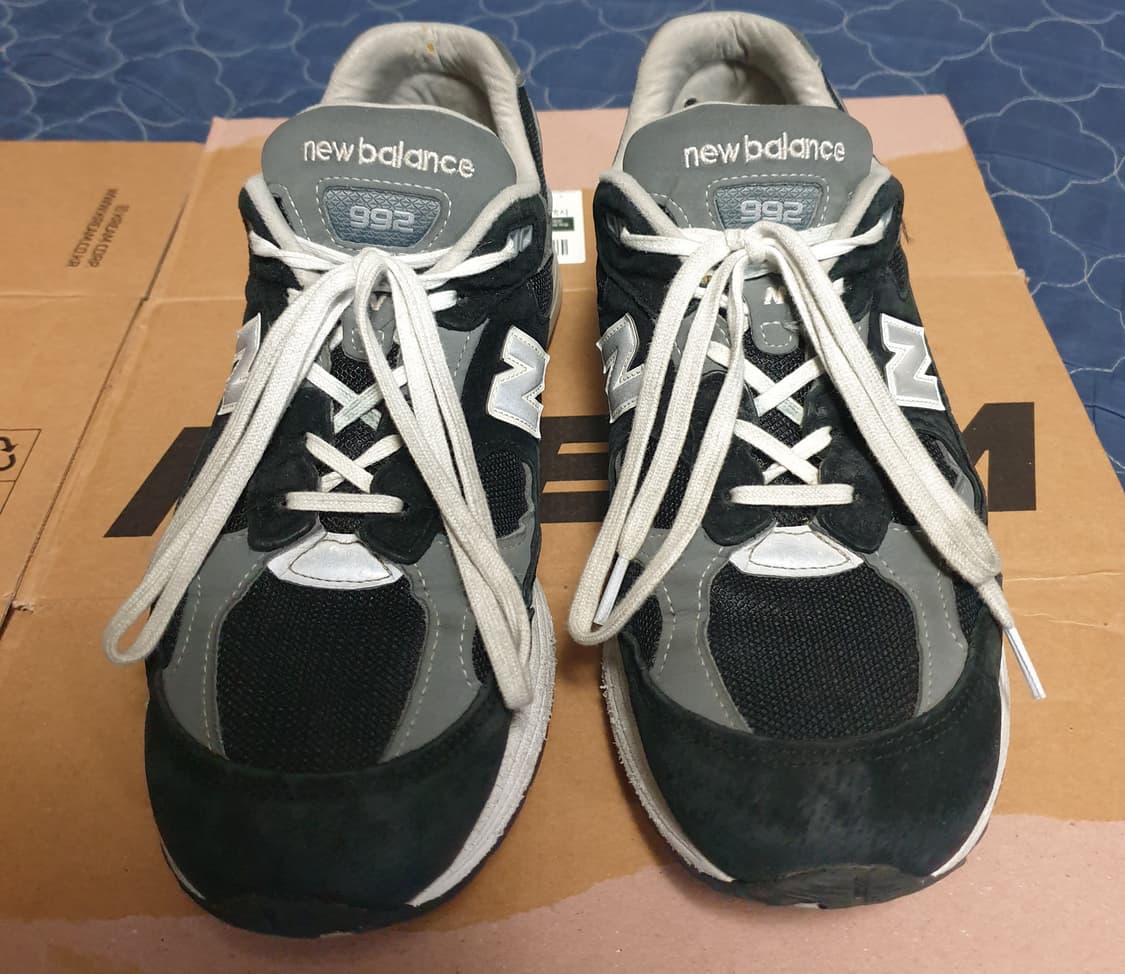 뉴발란스 992 메이드 인 USA 블랙 그레이 (290) M992EB 상품이미지3