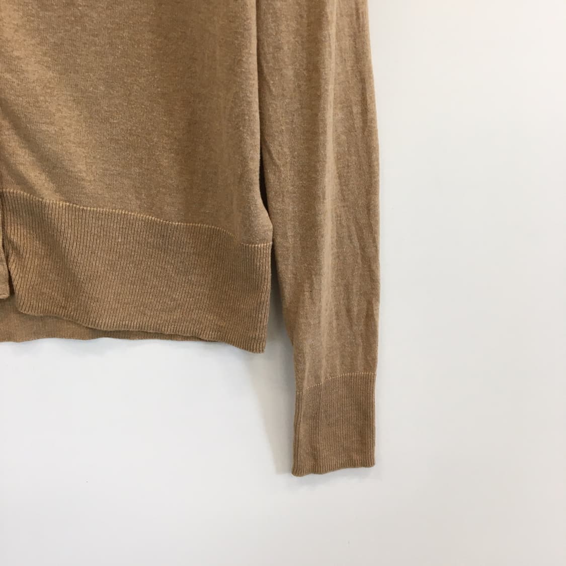 폴로 랄프로렌 QR백화점판 화이트포니 피마코튼 가디건 S  상품이미지3