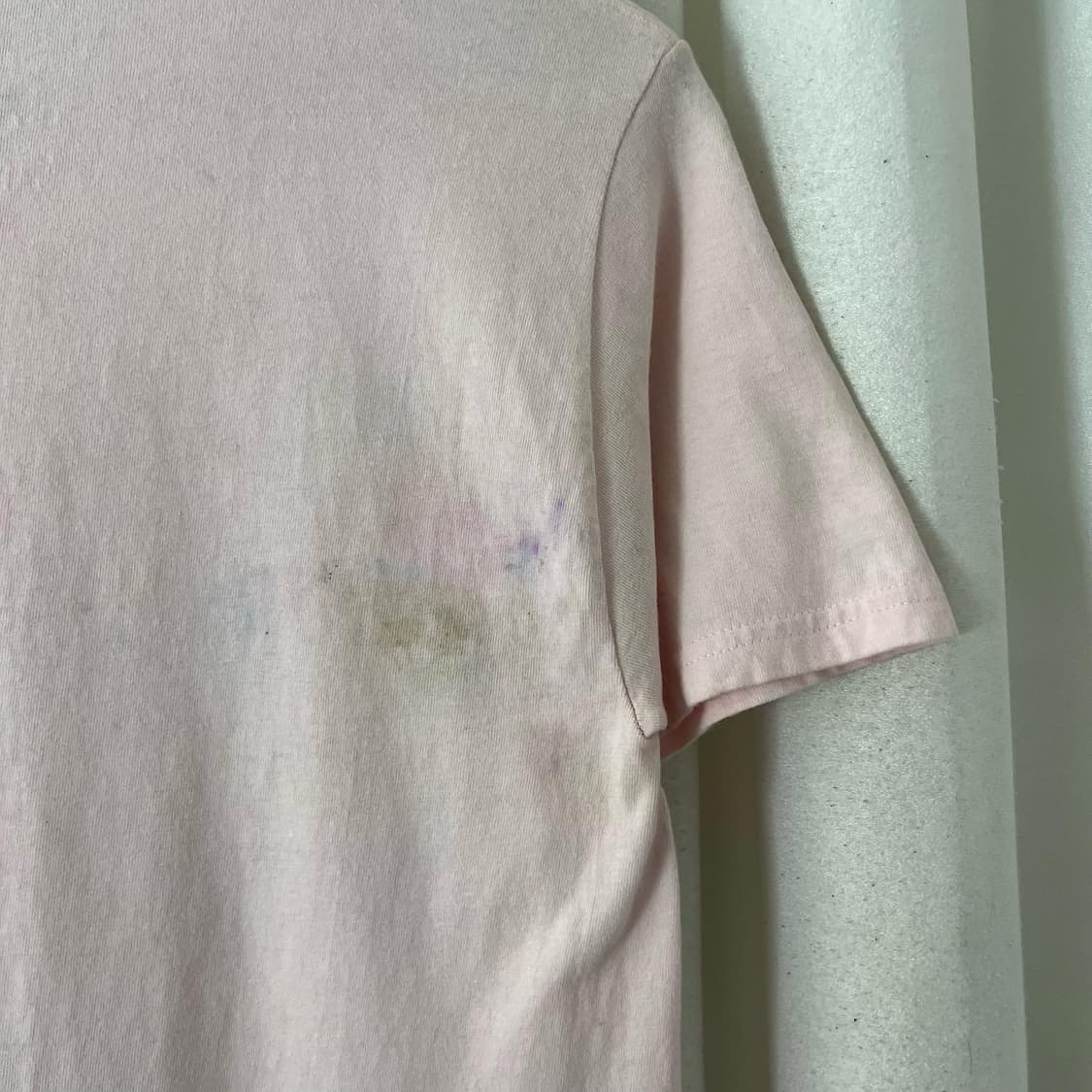 디즈니랜드 핑크 미키 프린팅 y2k 하프 티셔츠 상품이미지6