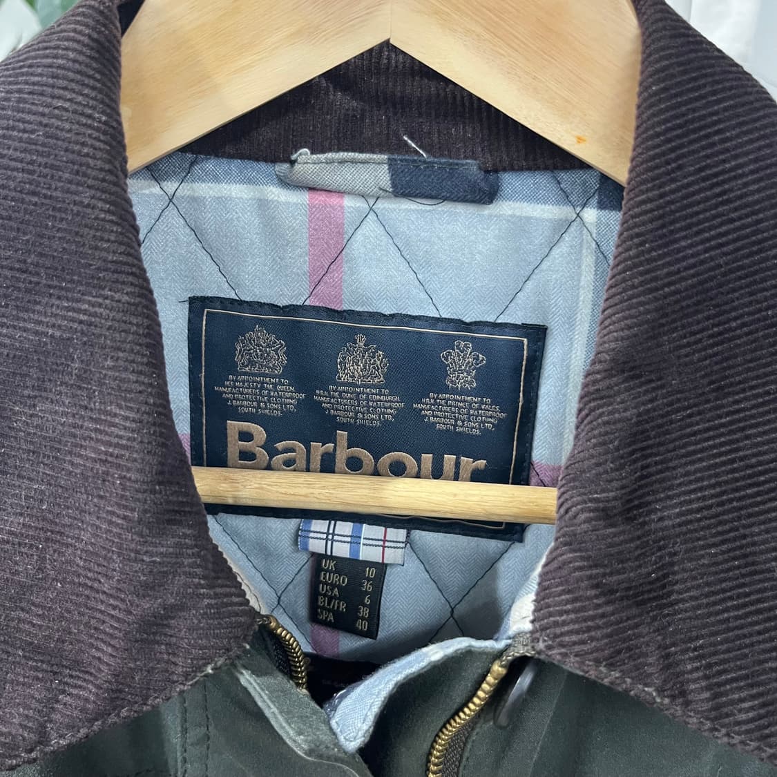 바버 우먼 Balintore 왁스자켓 Uk10 상품이미지4