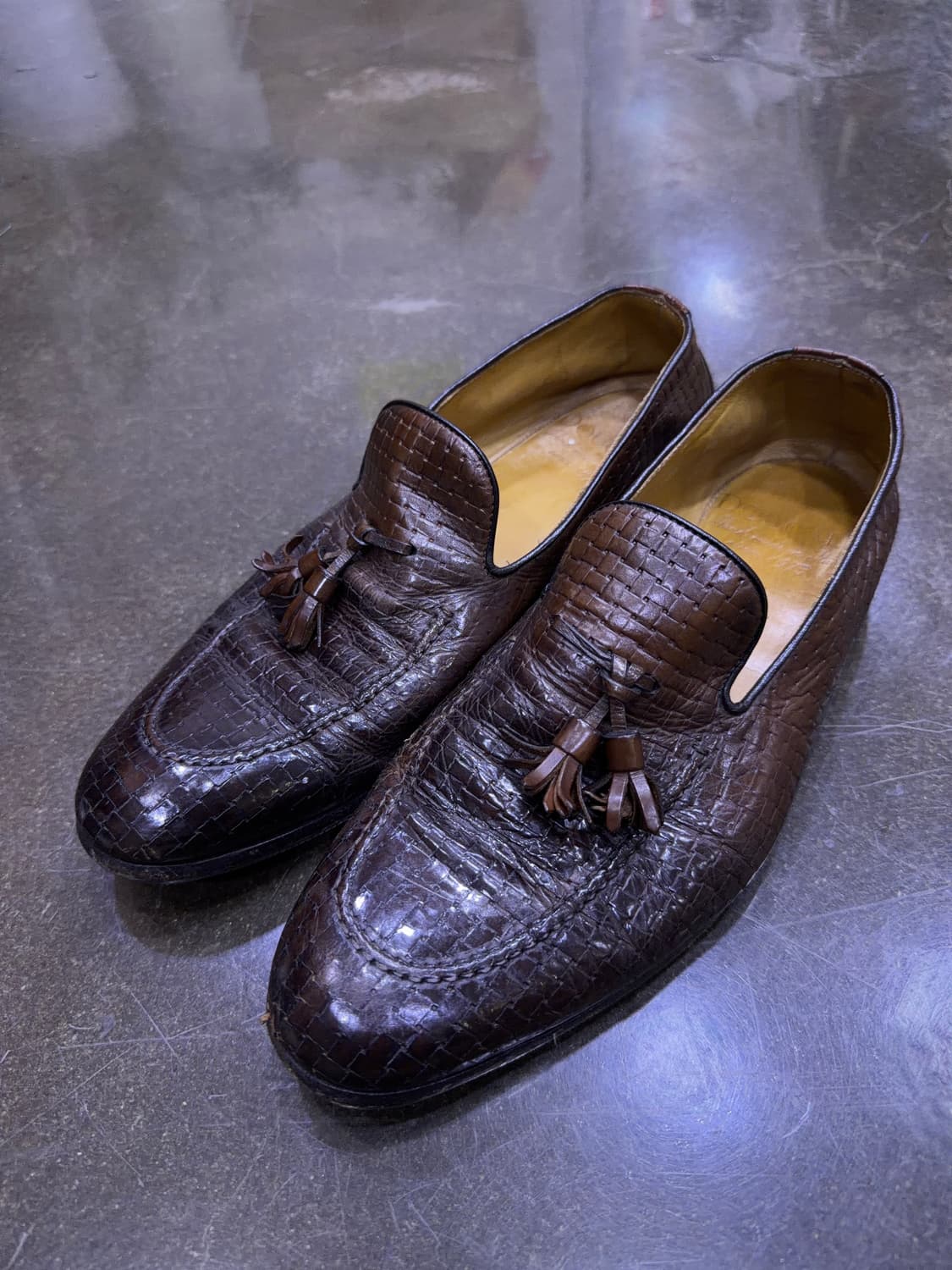 듀칼스 우브 태슬로퍼 빈티지 클래식 브라운 컬러 42 상품이미지1