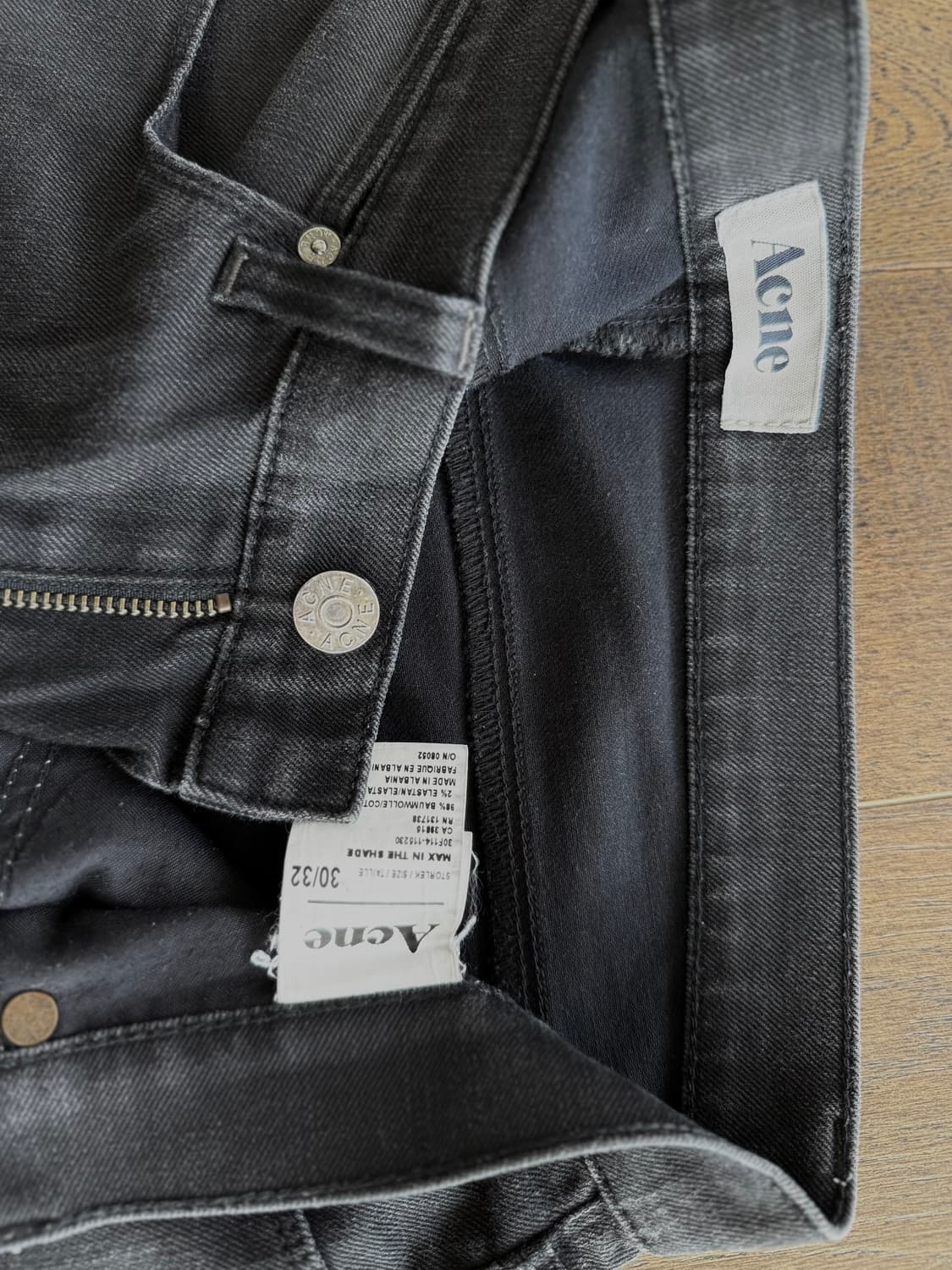 [30]ACNE STUDIOS 아크네 스튜디오스 블랙데님 팬츠 상품이미지4