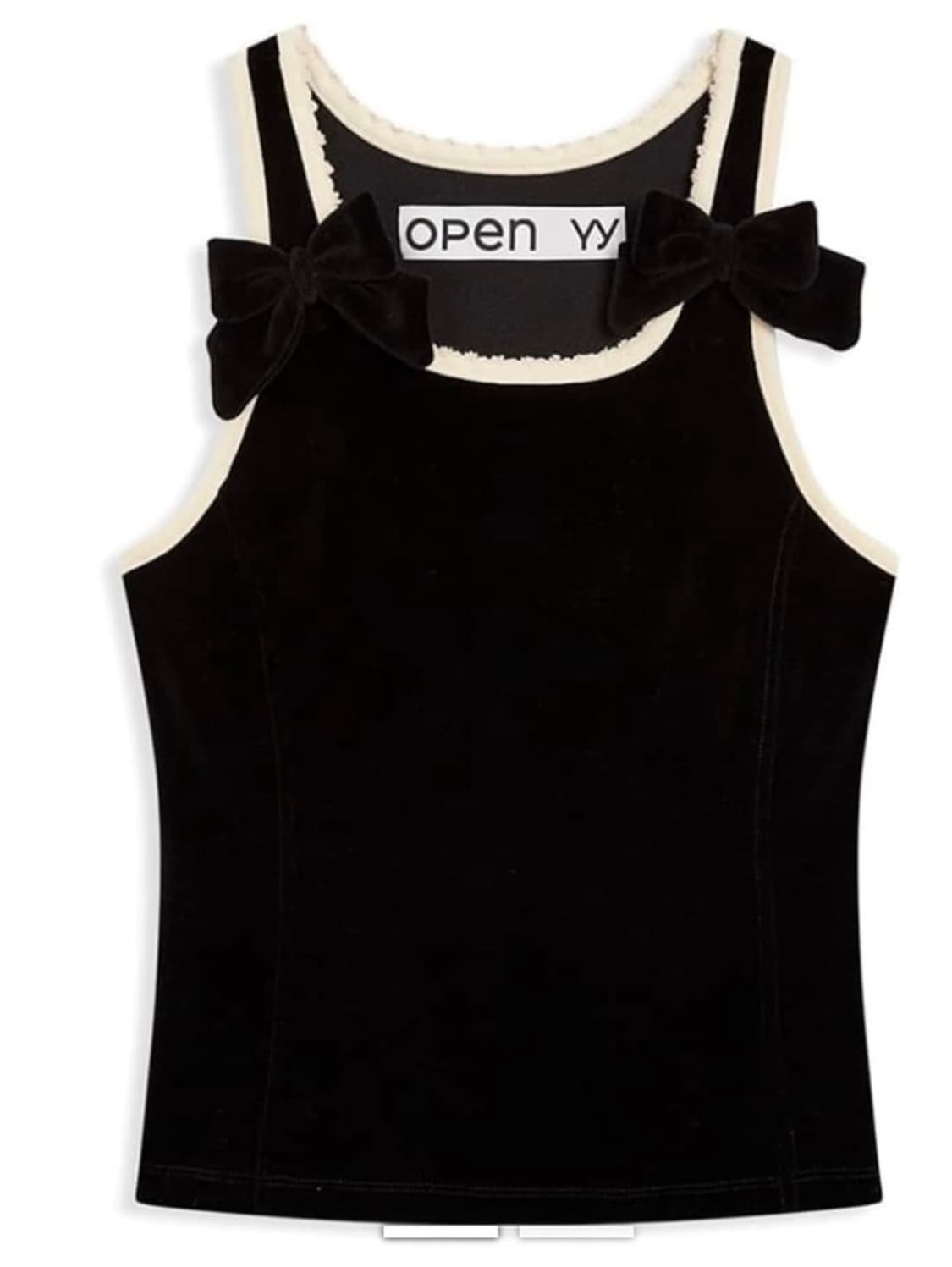 Open yy 벨벳리본탑 s 상품이미지3