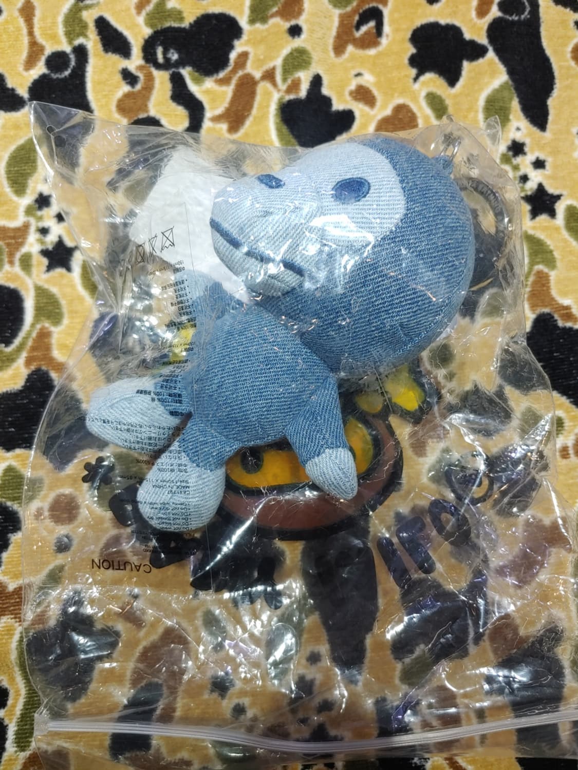 [OS] 베이프 베이비마일로 데님 플러쉬돌 키링 상품이미지5