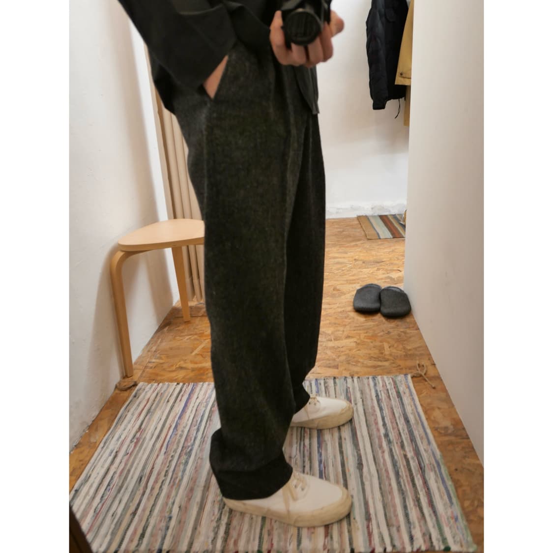 꼼데가르송 다나카 옴므 울 팬츠 상품이미지1