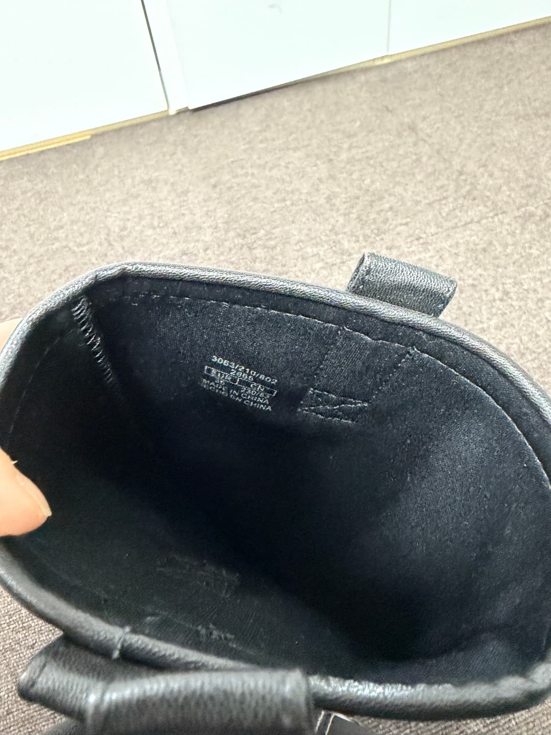 자라(ZARA) 블랙 엔지니어/부츠 (실외 미착용, 실내 착화만) 상품이미지4