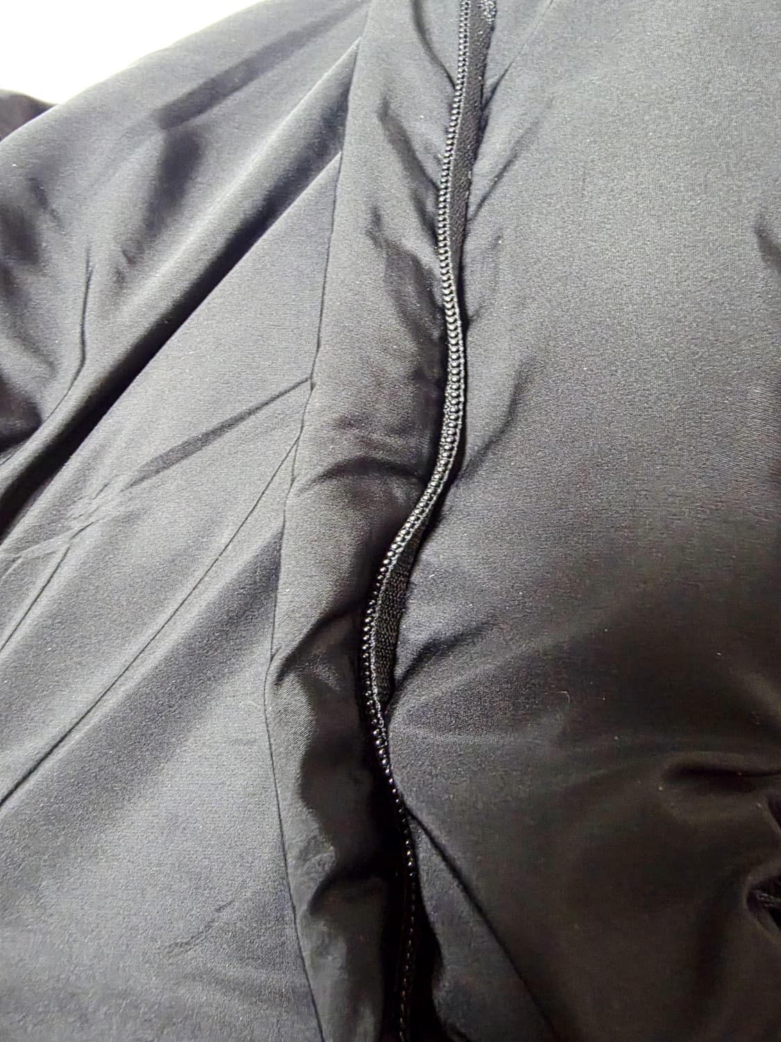 [나이키] 올드스쿨 에어 빅로고 자수 블랙 패딩 조끼 베스트 XL 모자x 상품이미지7