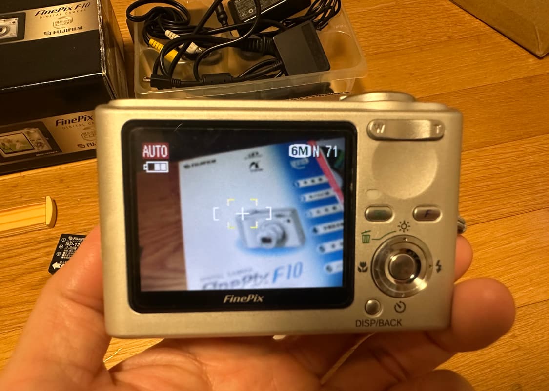 후지필름 fuji finepix f10 빈티지디카 Y2K 상품이미지9