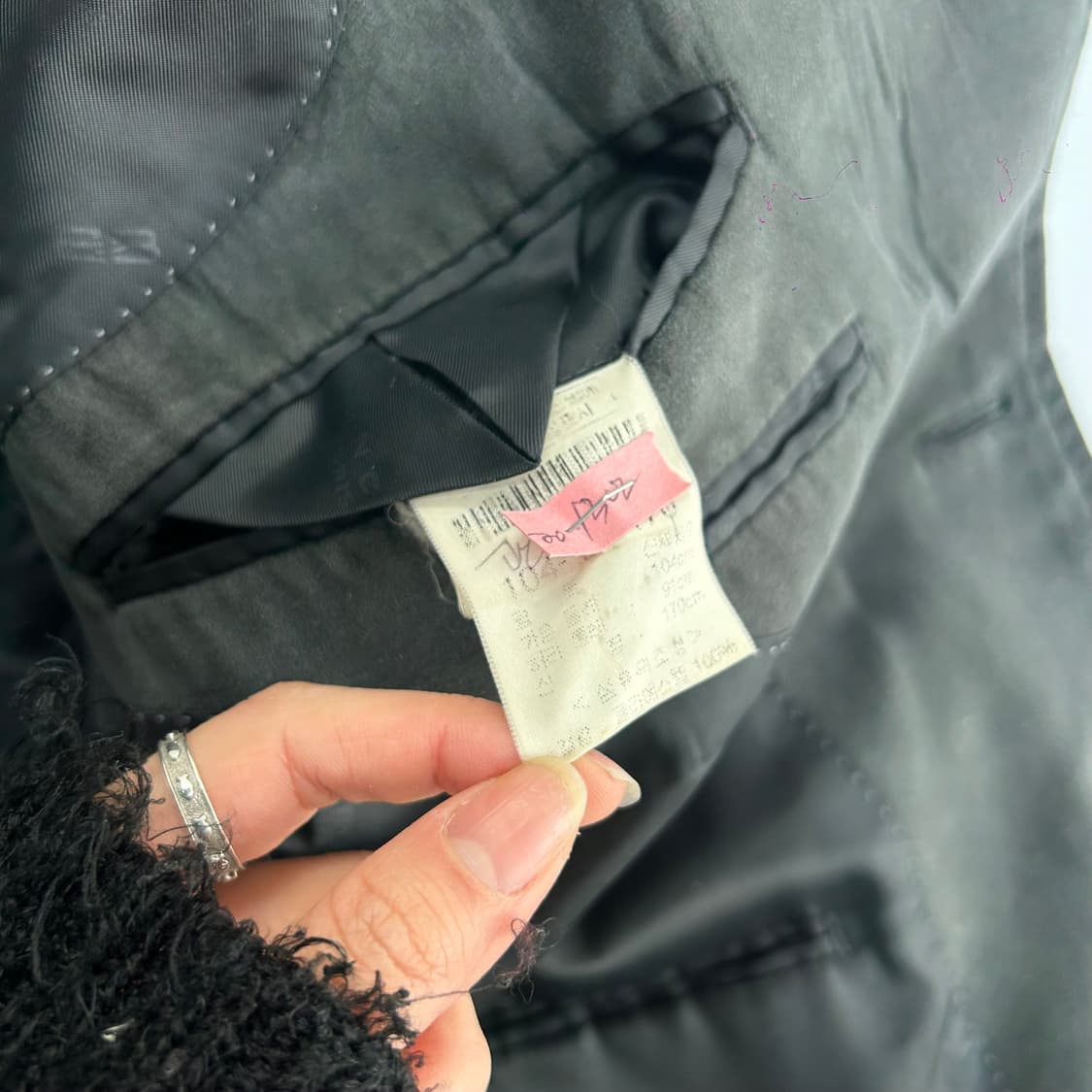 Balenciaga 발렌시아가 차콜 스웨이드 블레이저 상품이미지6