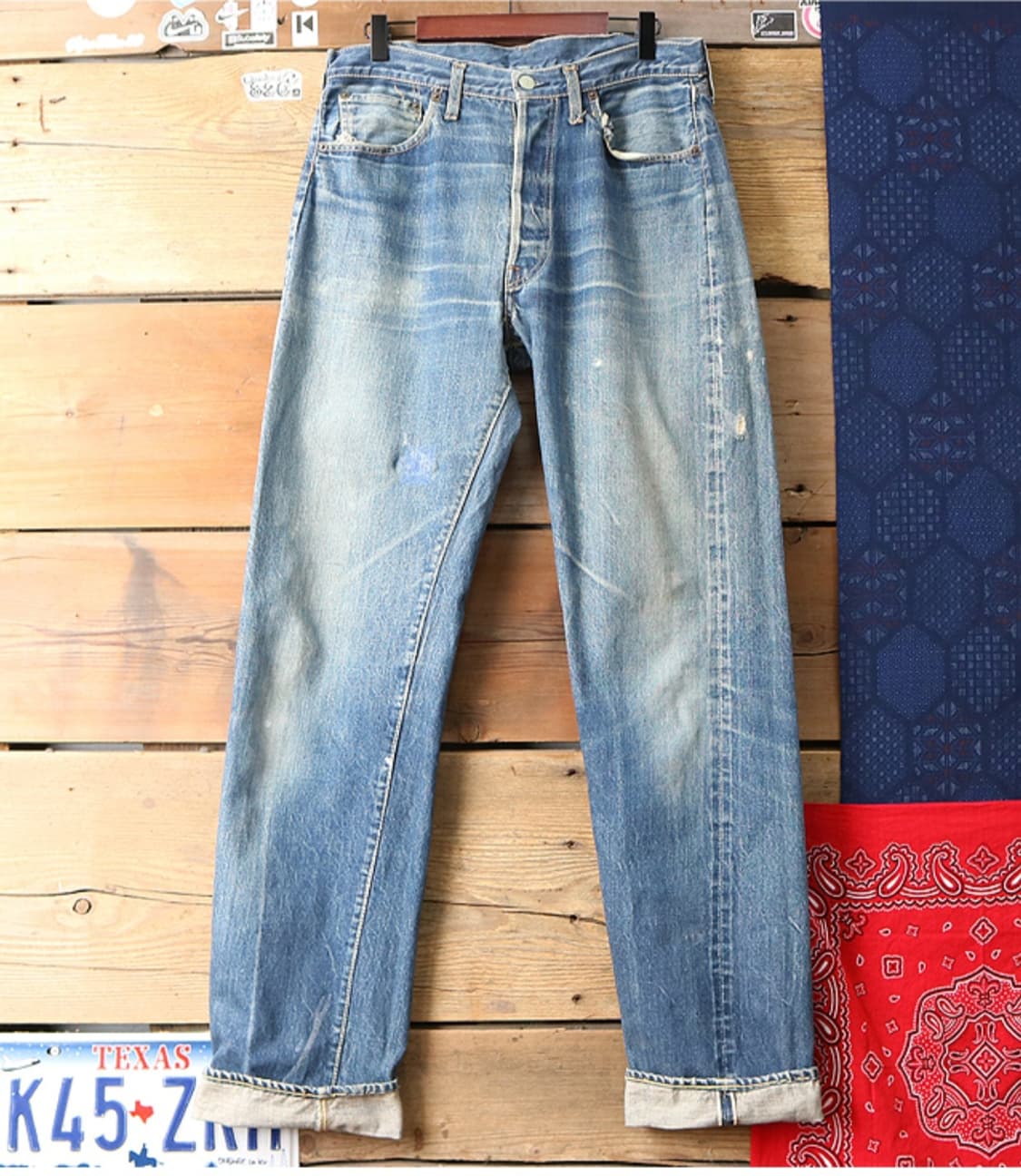 미국산 60S LEVIS 60년대 리바이스 501 빅E 셀비지 데님
 상품이미지2