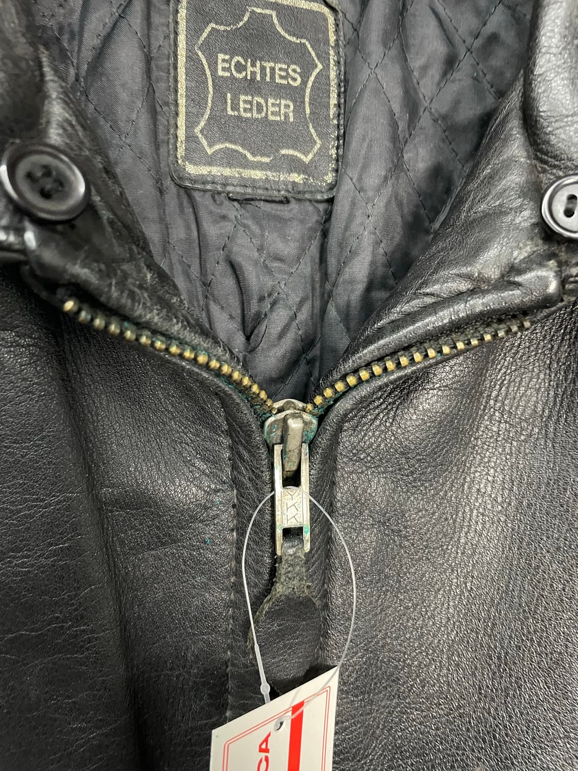 빈티지 블랙 가죽 자켓 H1522 상품이미지9