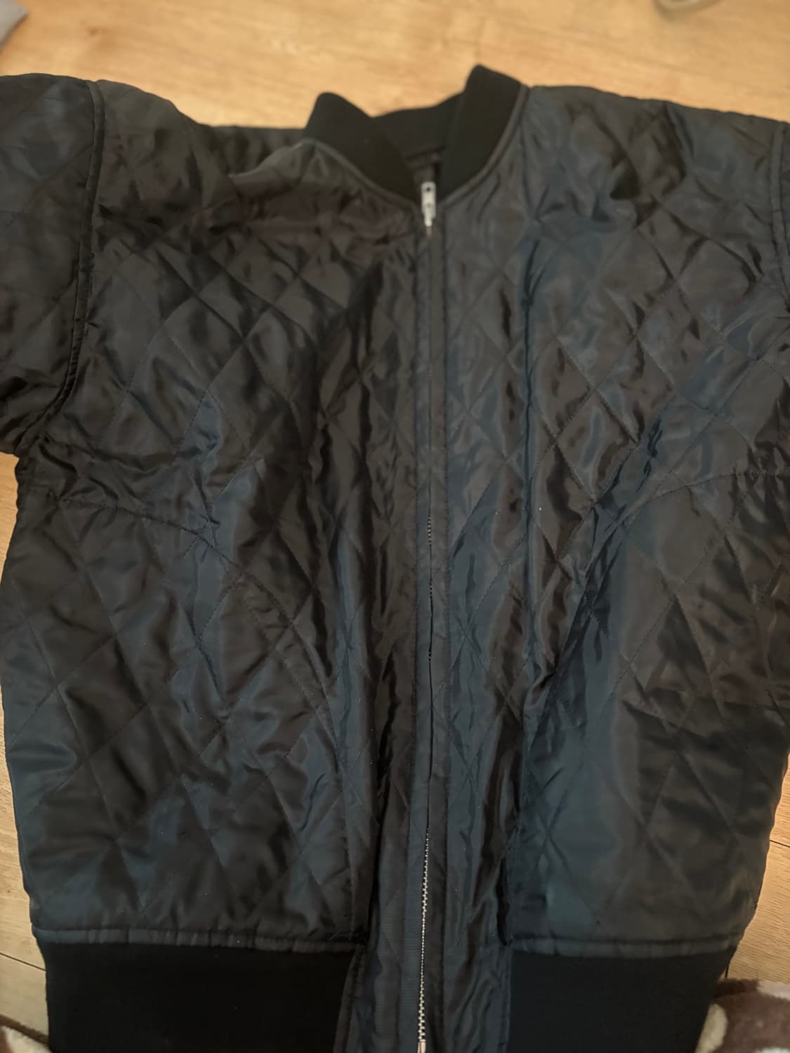 꼼데가르송 퀄티드 스태프 블루종 L 상품이미지3