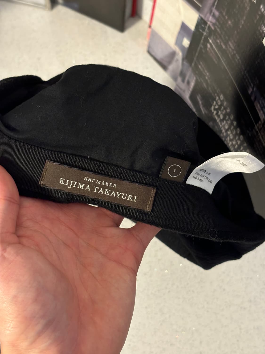 키지마 타카유키 캐시미어 마린캡 상품이미지9