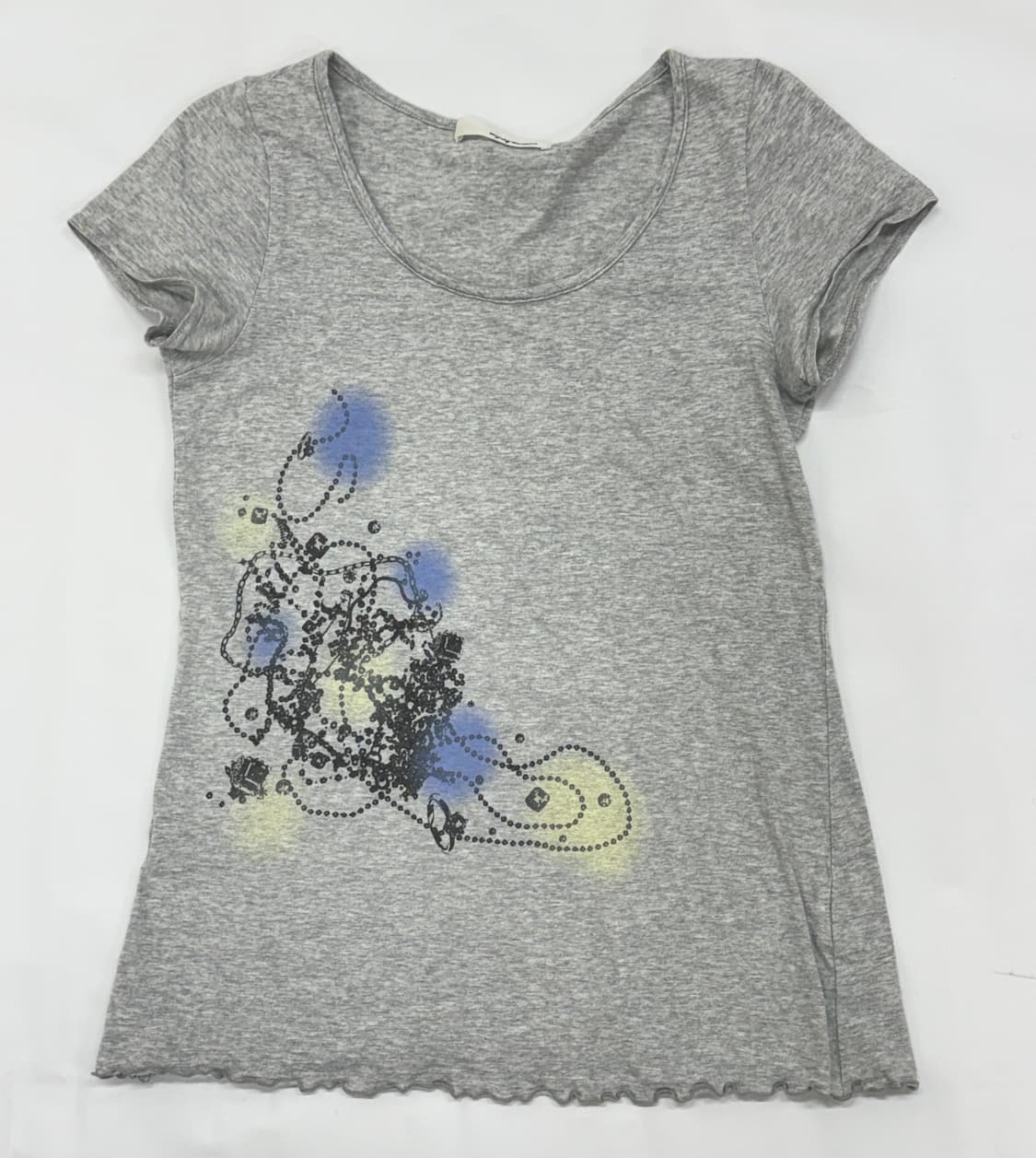 🎨하구미의 작업실 코디세트🎨 반팔 레이어드 그런지 에스닉 티티카카 상품이미지5