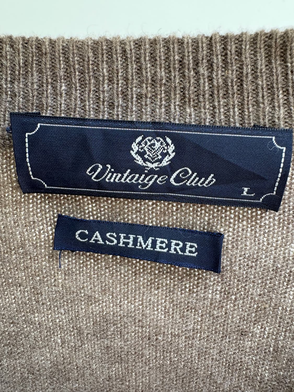 VINTAGE CLUB (CASHMERE 100%) 니트 상품이미지6