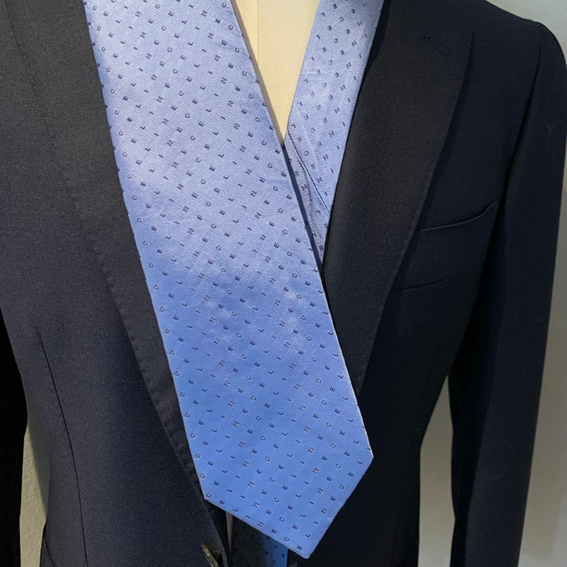 셀린느(CELINE) 모노그램 명품넥타이 결혼식넥타이 A+등급 9.3cm 상품이미지2