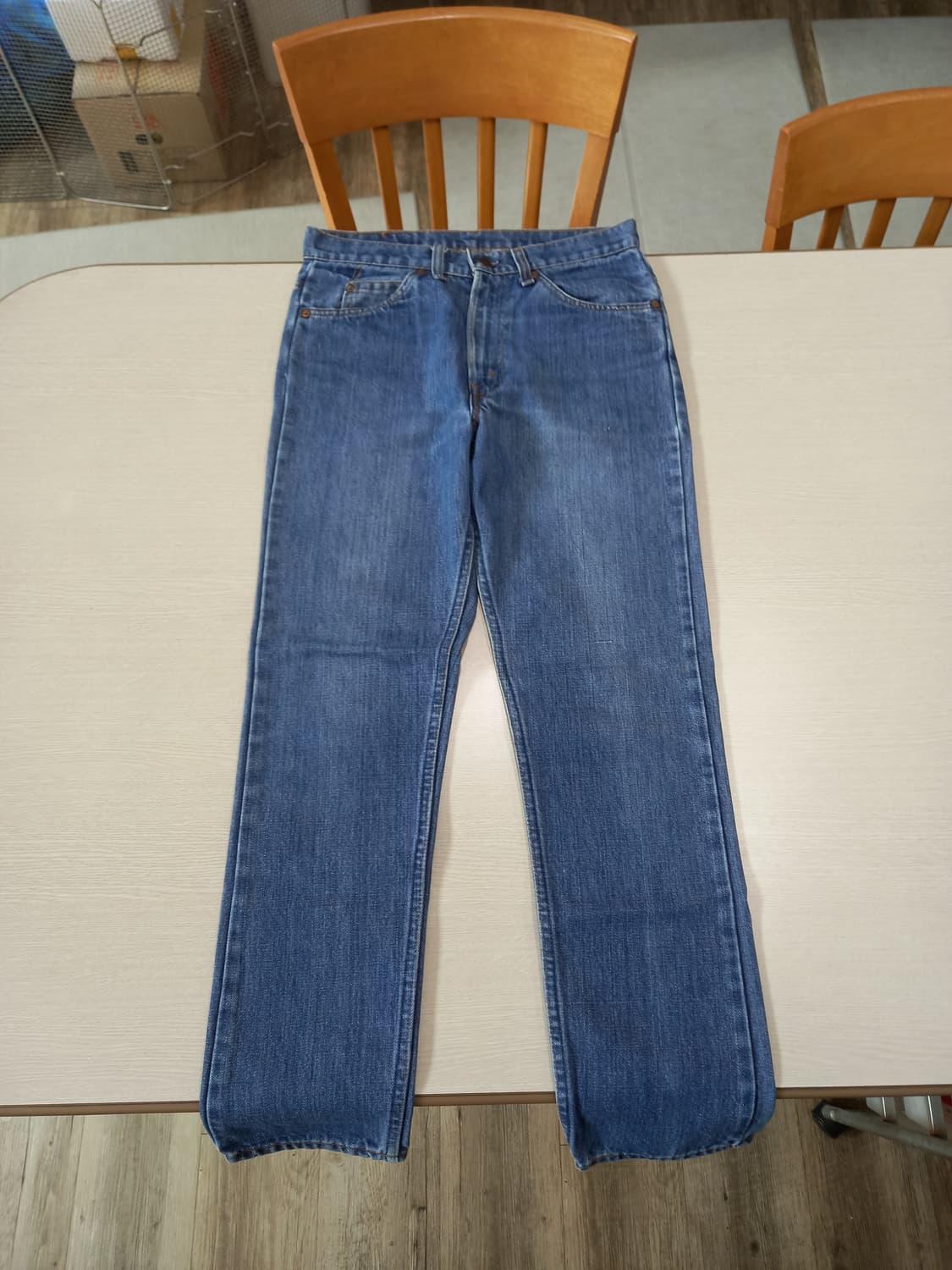 32 70's 리바이스40618 USA 오렌지탭 일자진 32-802 상품이미지1