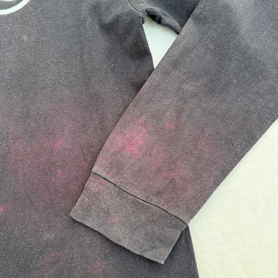 90s Stussy Made In USA 썬페이드 긴팔 티셔츠 긴팔티 상품이미지4