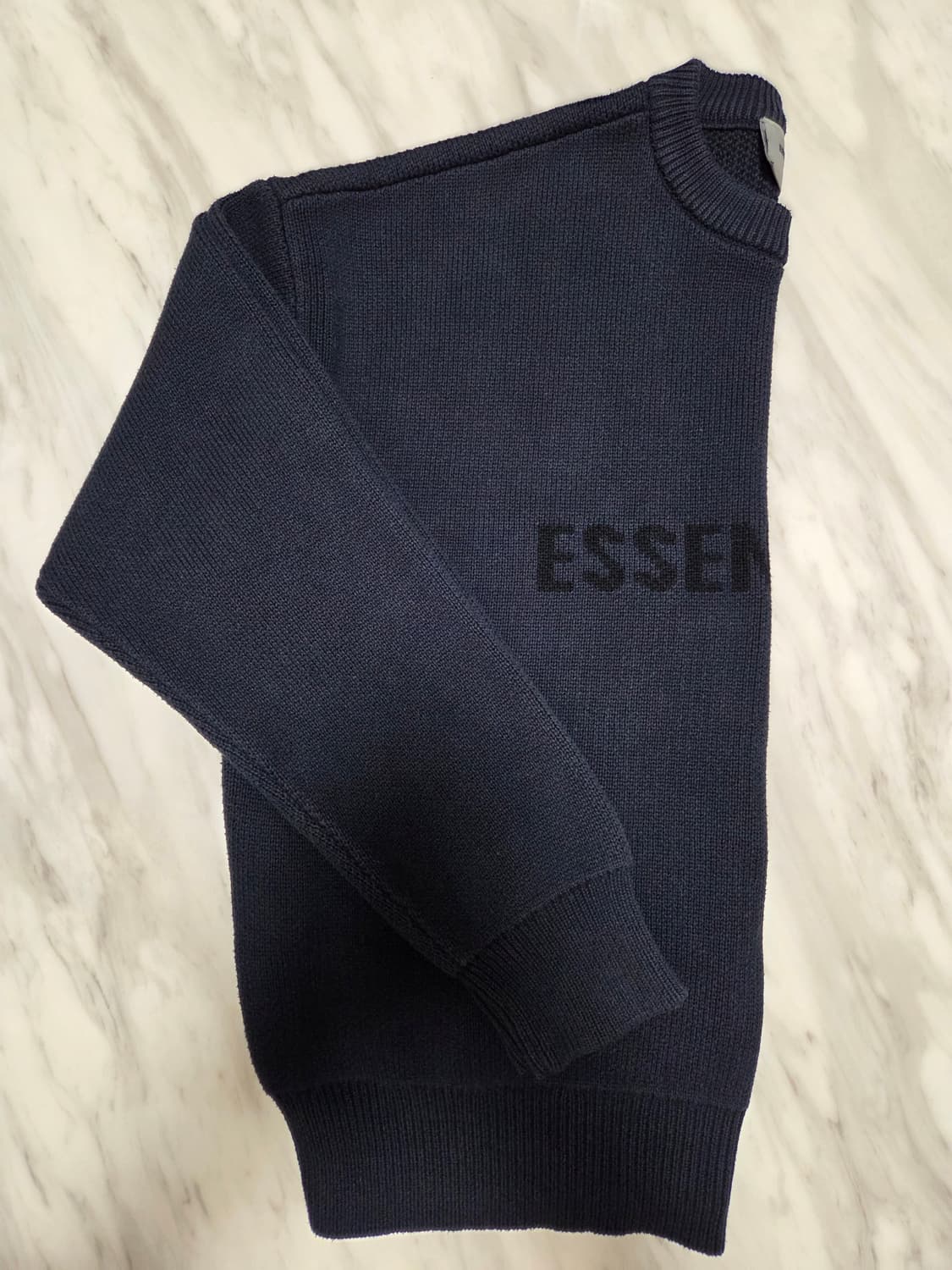 피오갓에센셜 다크 네이비 니트 상품이미지4