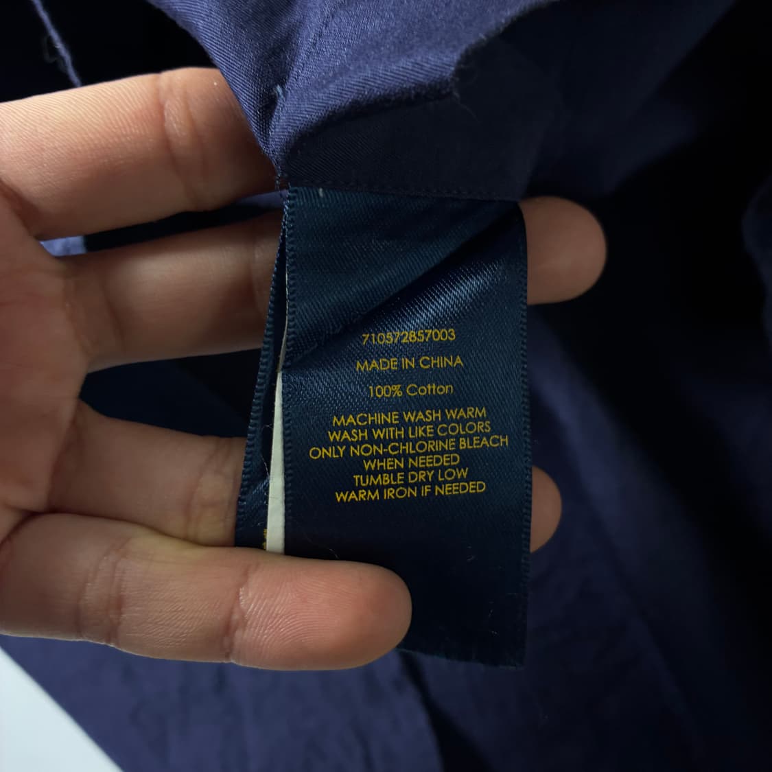 Polo  폴로 랄프로렌 자수 코튼 네이비 옥스퍼드 셔츠  상품이미지5