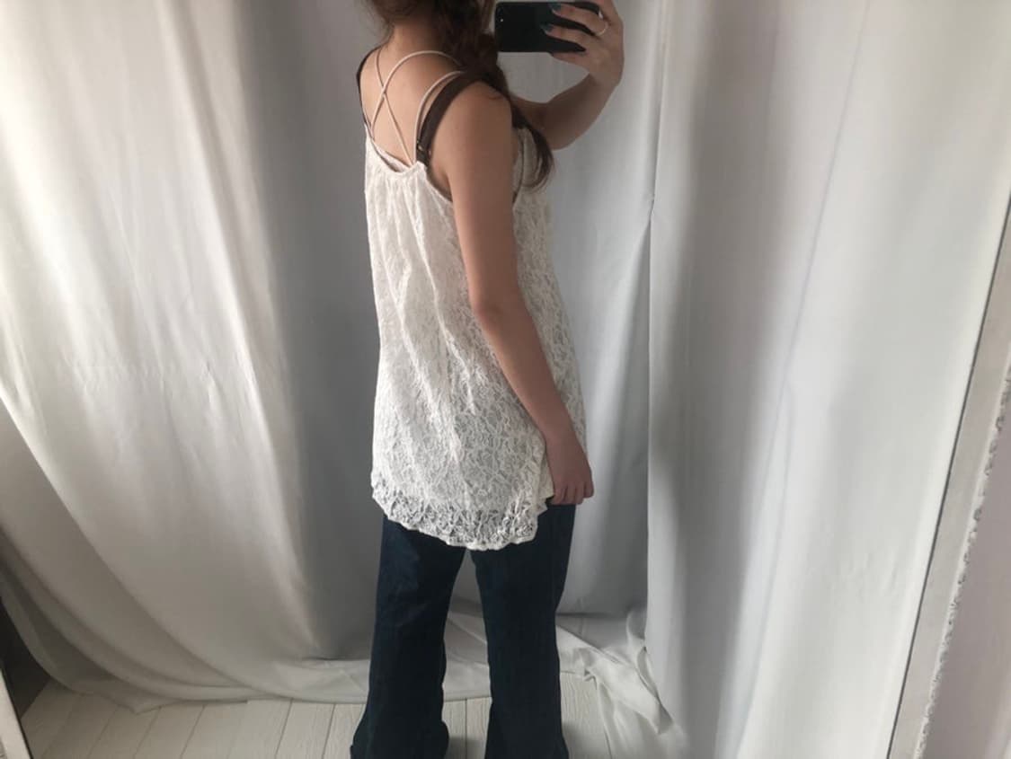 673. lace saddle strap dress 상품이미지6