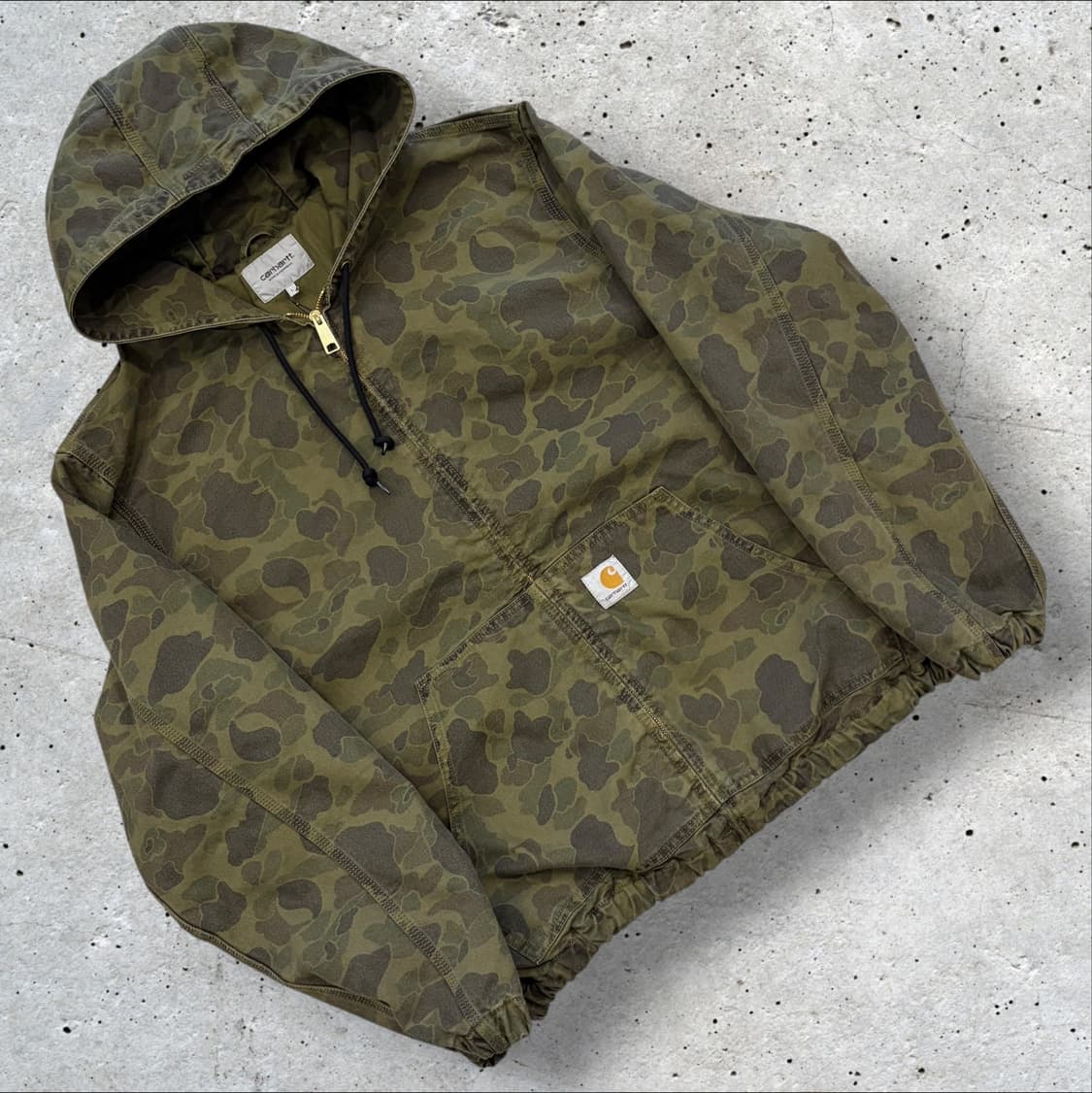 [L] 칼하트 WIP 덕 카모 밀리터리 후드 액티브 자켓 D765 상품이미지1