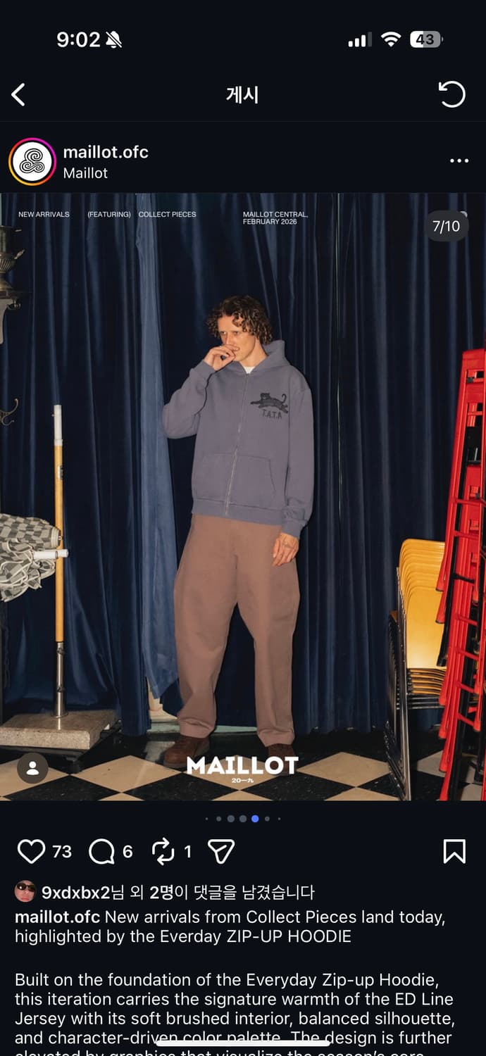 [미개봉] Collect Pieces Tata 후드집업 M size 상품이미지3