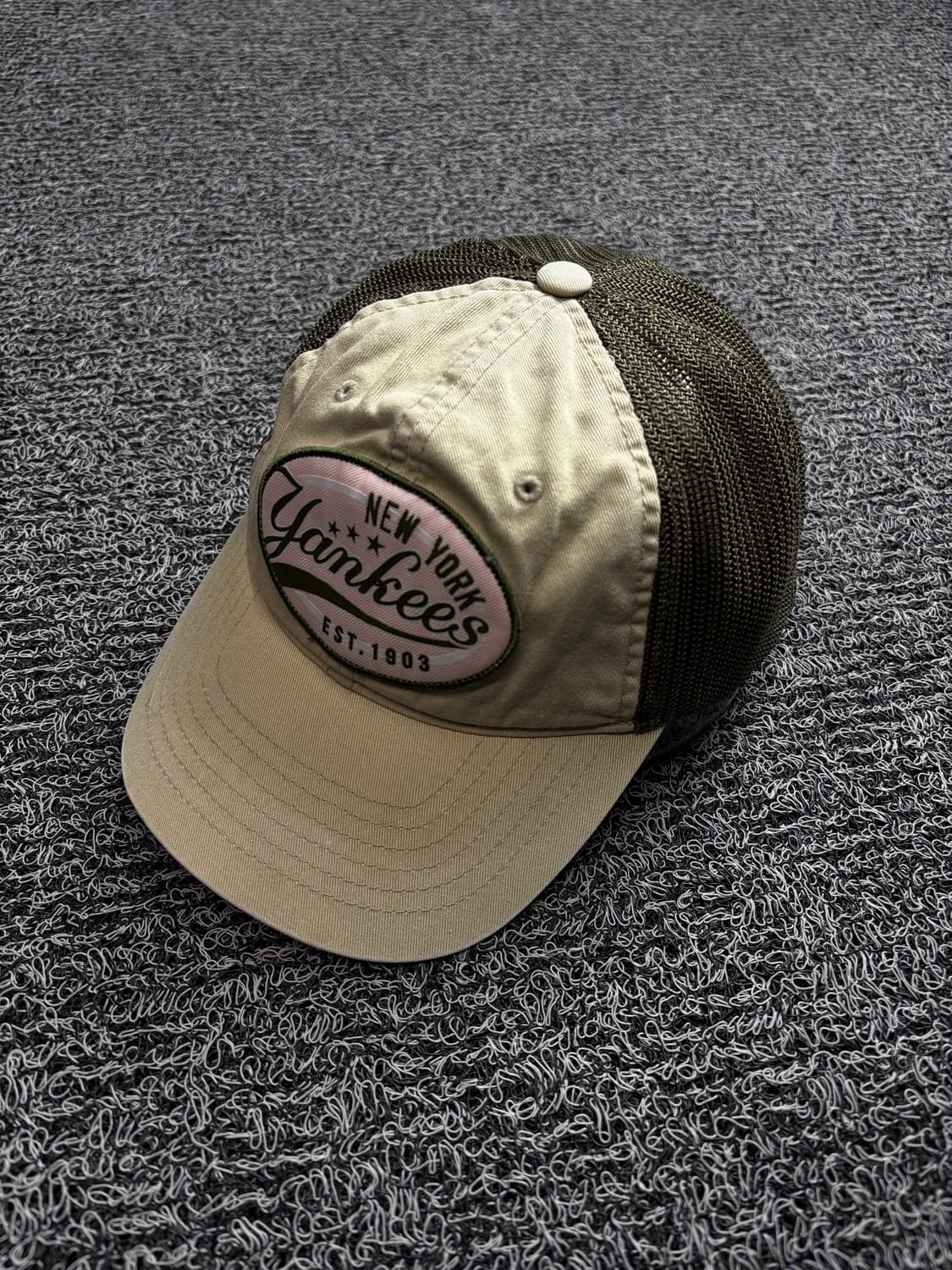 MLB 뉴욕 양키스 카모 레트로 메쉬 트러커캡 1854 상품이미지1