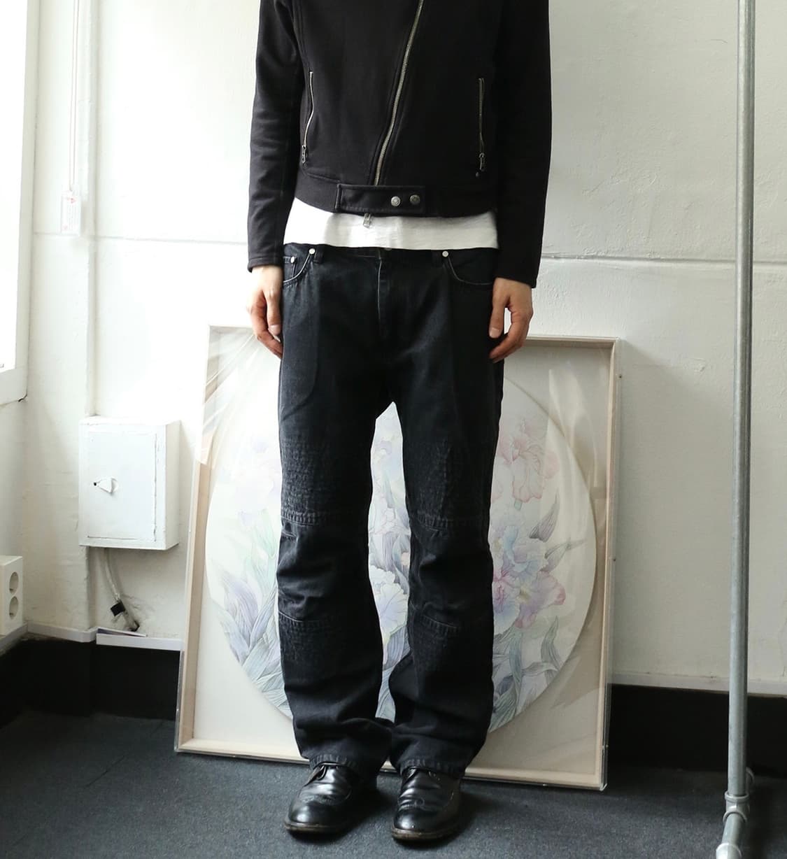 헬무트랭 블랙 데님 팬츠 상품이미지2