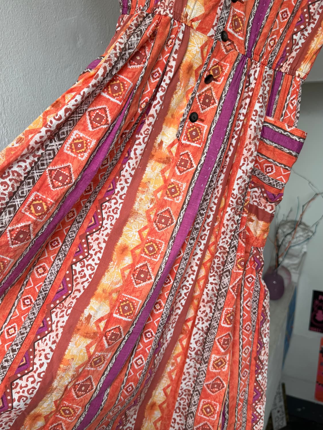 모리걸 에스닉 패턴 원피스 상품이미지4