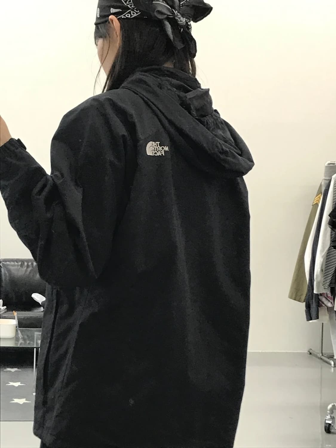 노스페이스 블랙 고프코어 바람막이 상품이미지2
